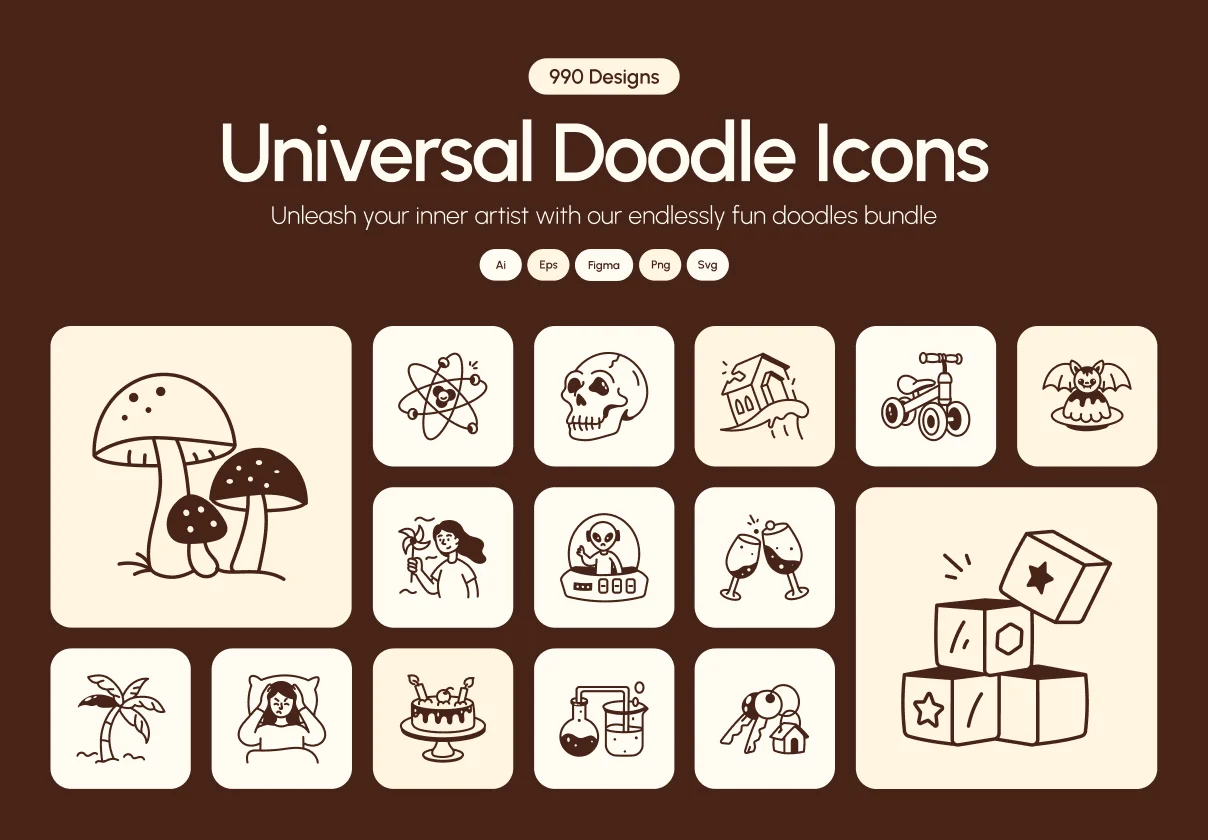 Universal Doodle Icons