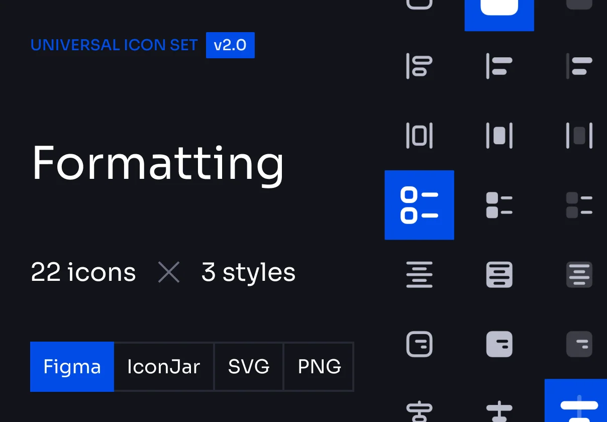 Formatting Icon Set