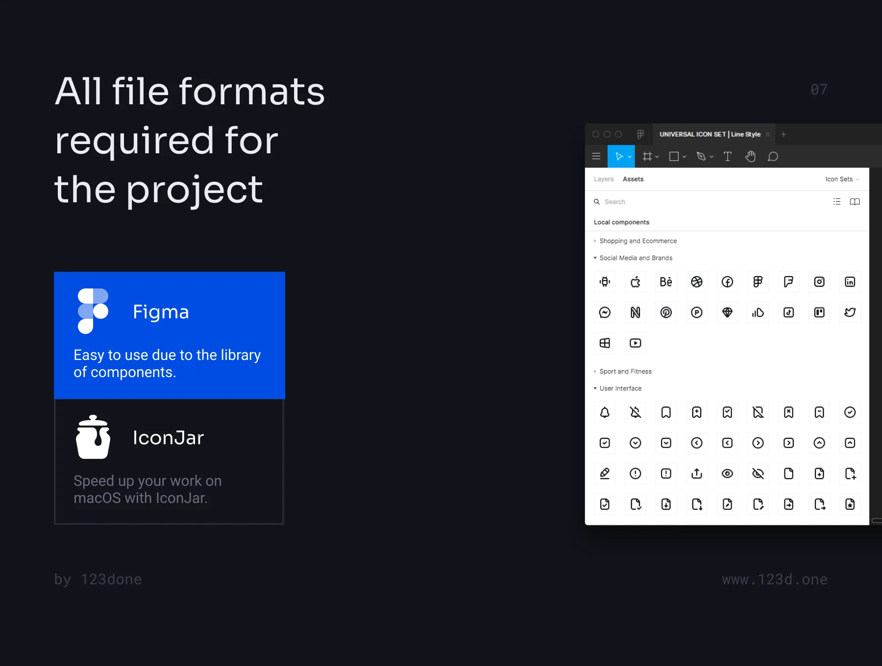 Universal Icon Set v2.6 | Line Style 6
