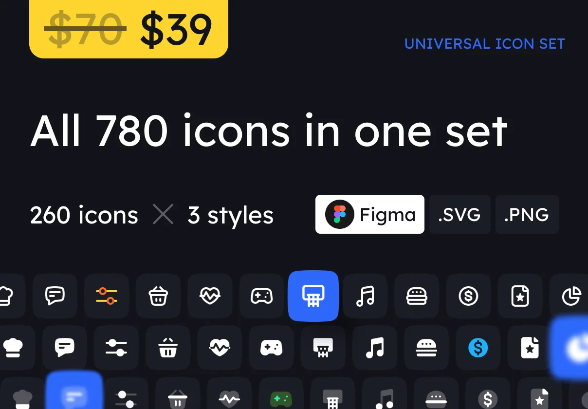 UNIVERSAL ICON SET