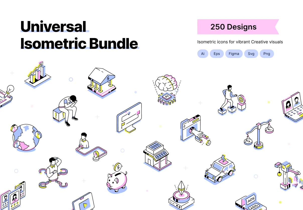 Universal Isometric Icons