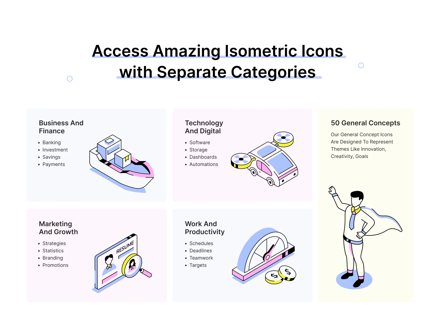 Universal Isometric Icons 6