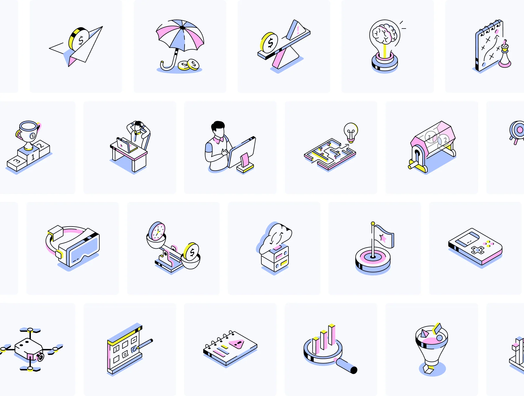 Universal Isometric Icons 7