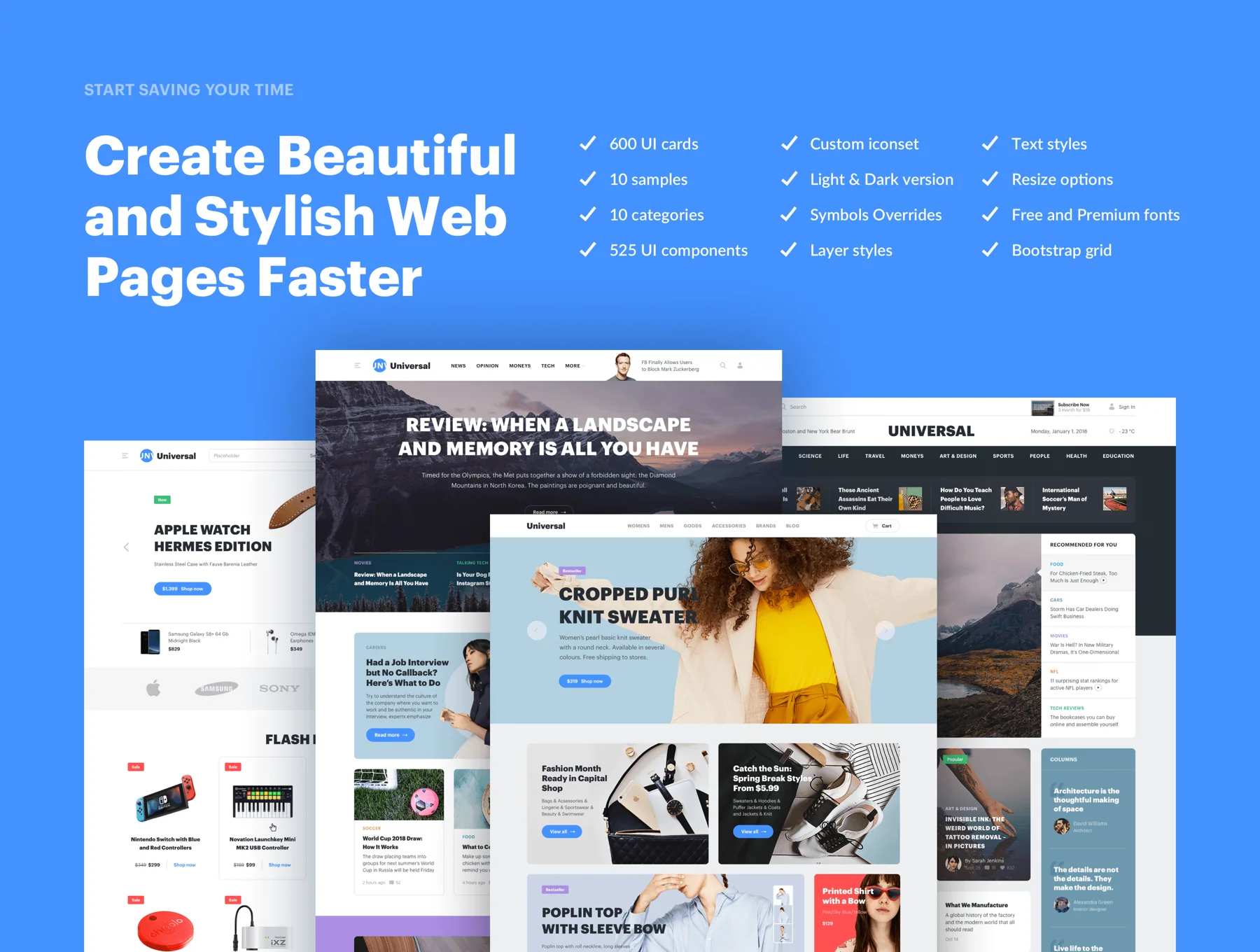 Universal UI Kit 6