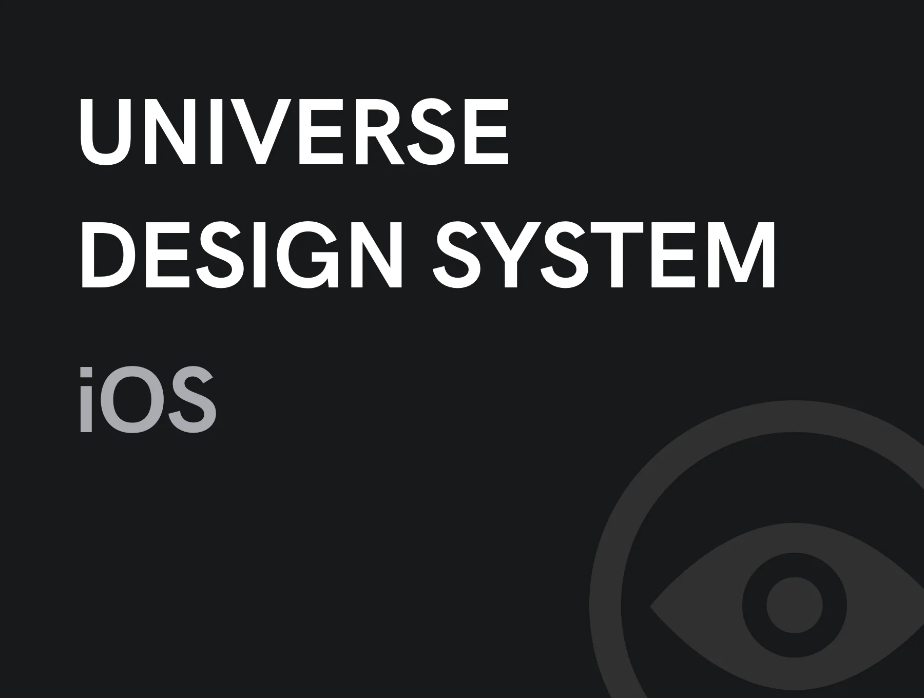 Universe UI Kit for iOS