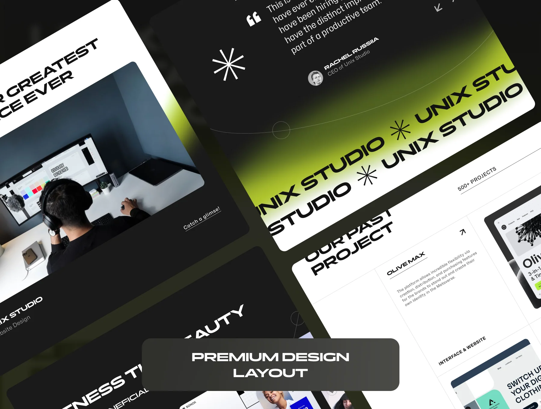 UNIX STUDIO - Digital Agency Website Templates 5
