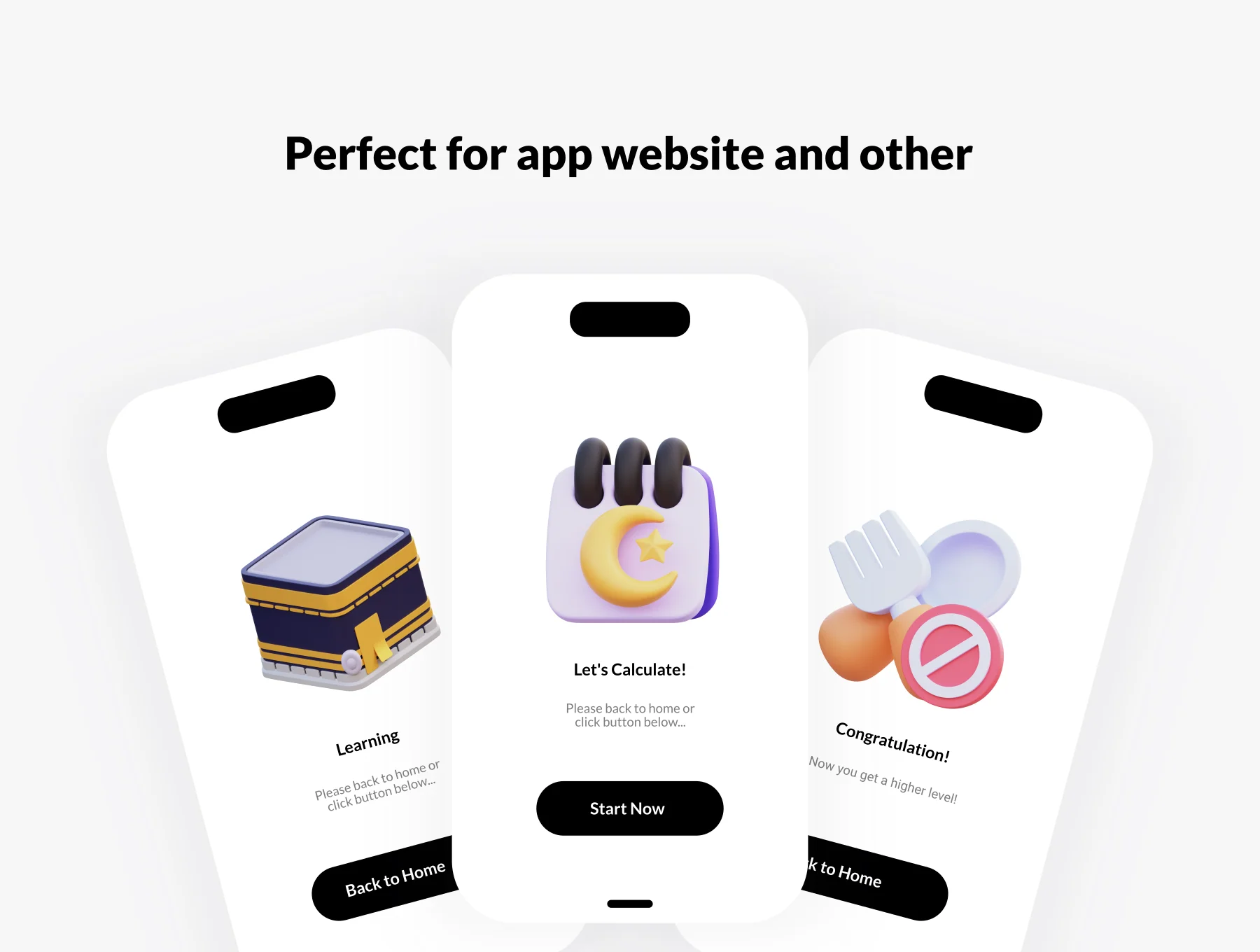 Unixx - Ramadan Kareem 3D Icon Set 3