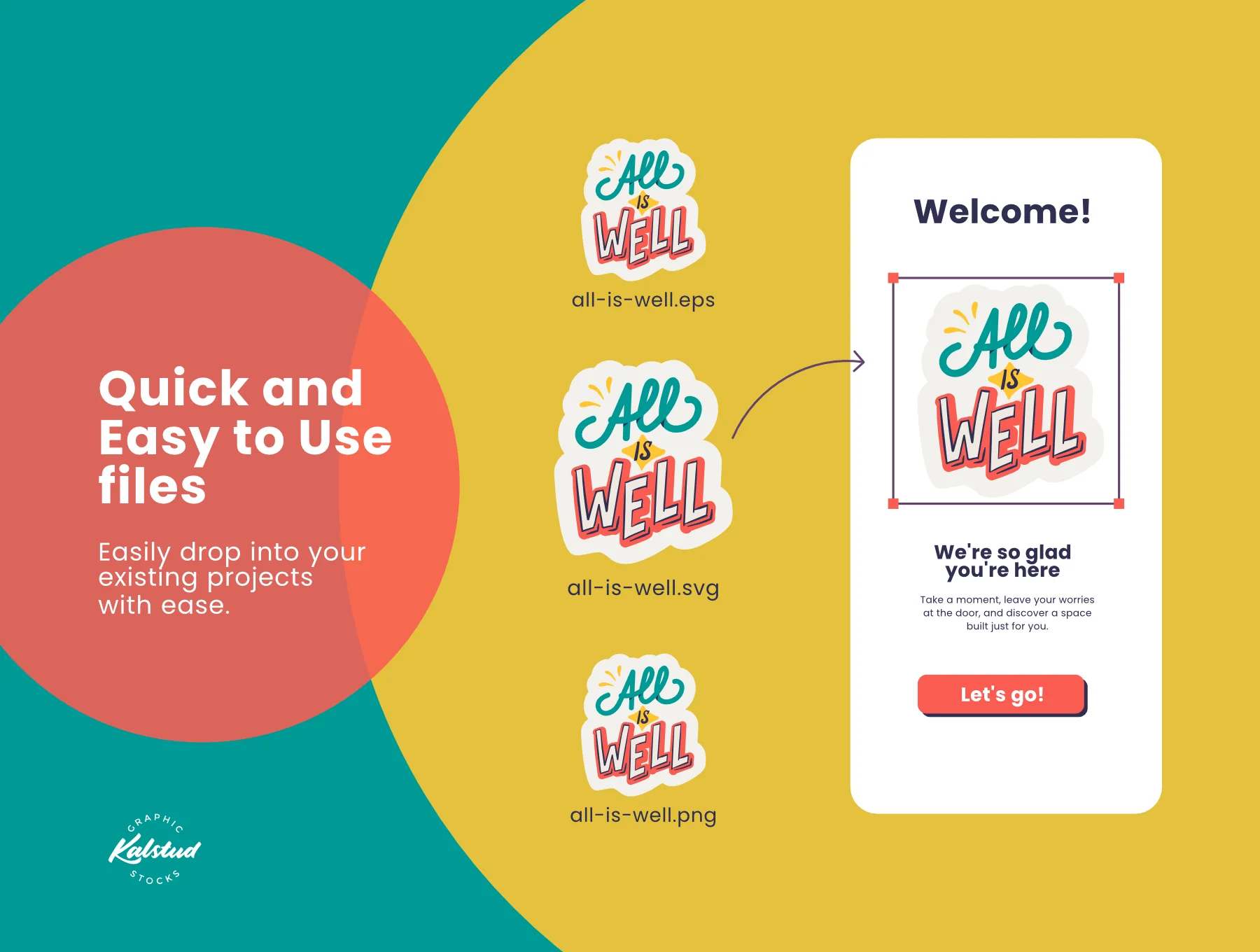 Uplifting Lettering Stickers: Spread Positivity 3