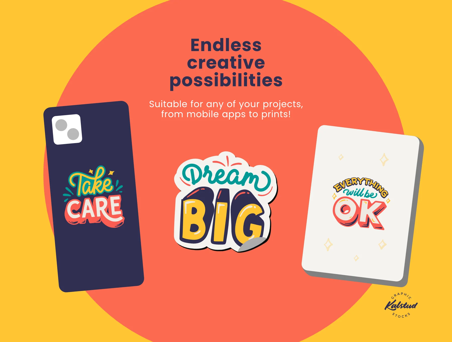 Uplifting Lettering Stickers: Spread Positivity 5