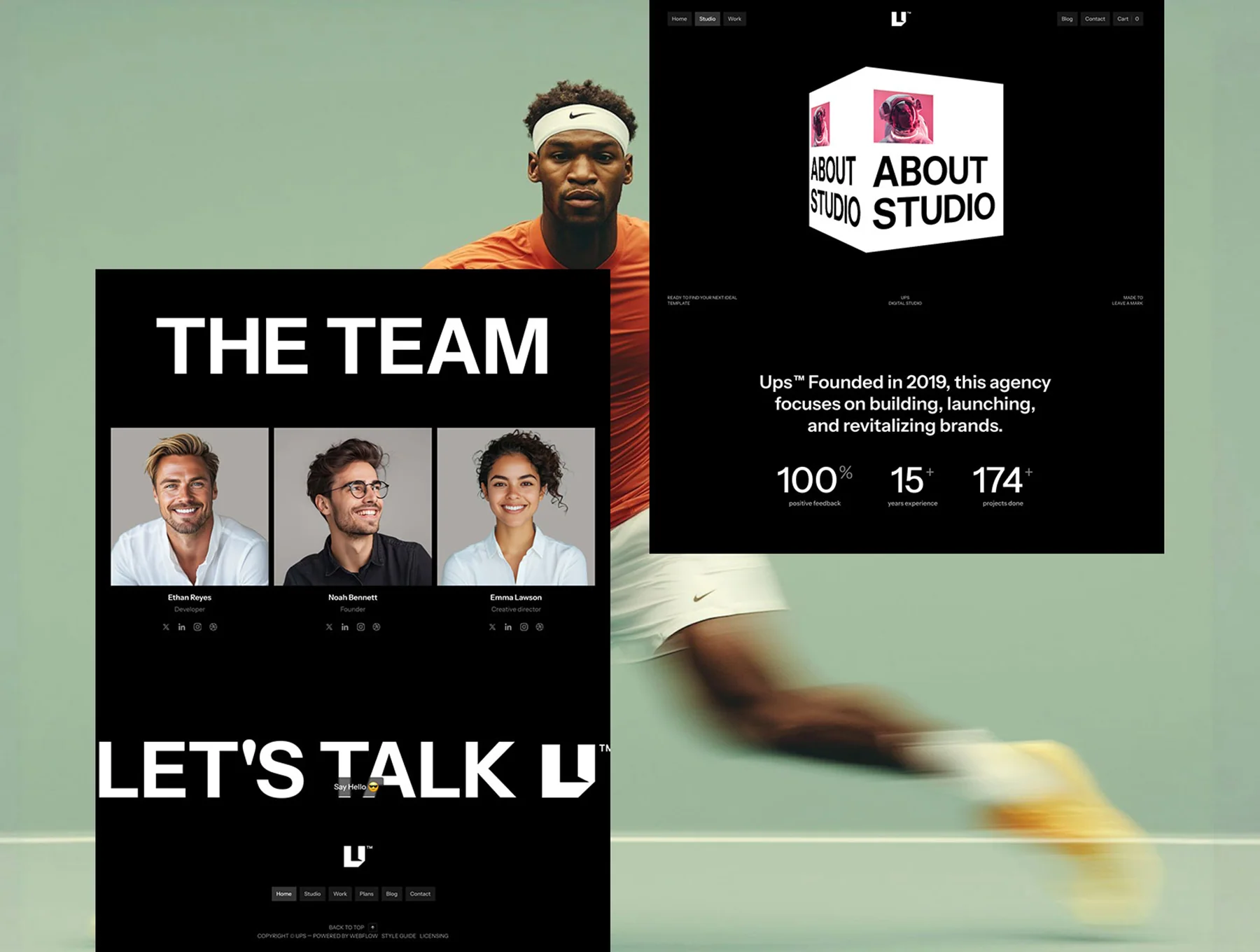 UPS - Webflow and Framer Template 3