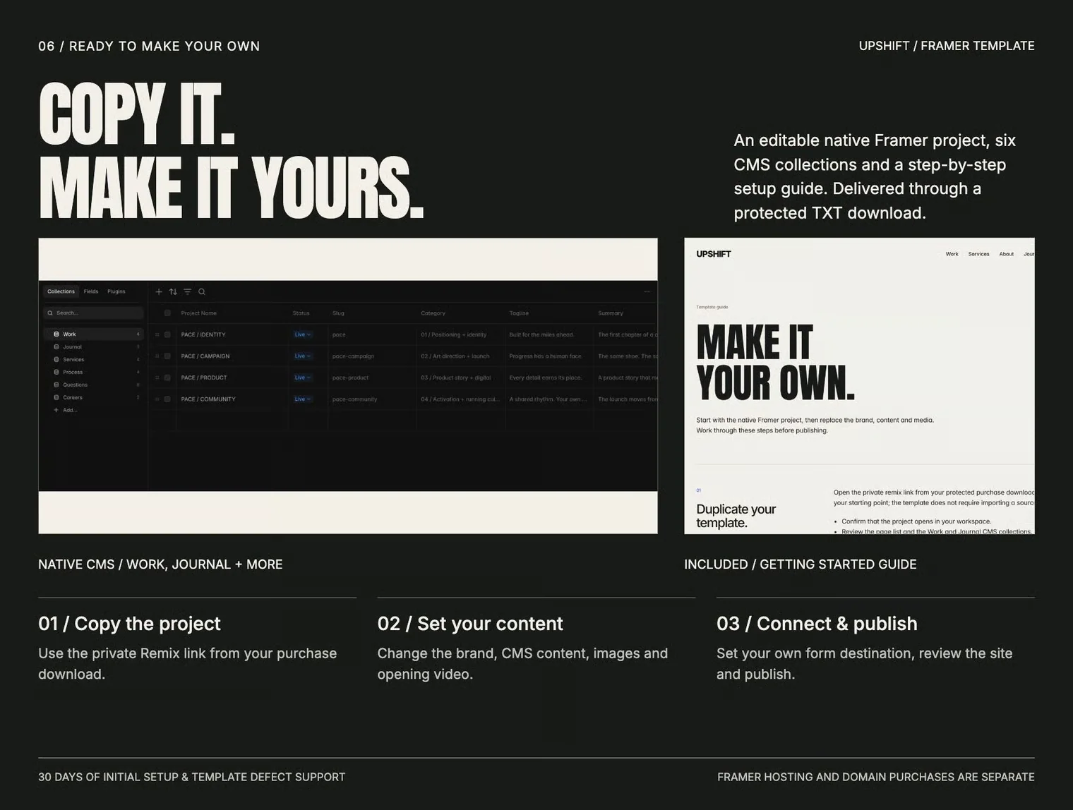 UPSHIFT Studio — Agency Framer Template 6