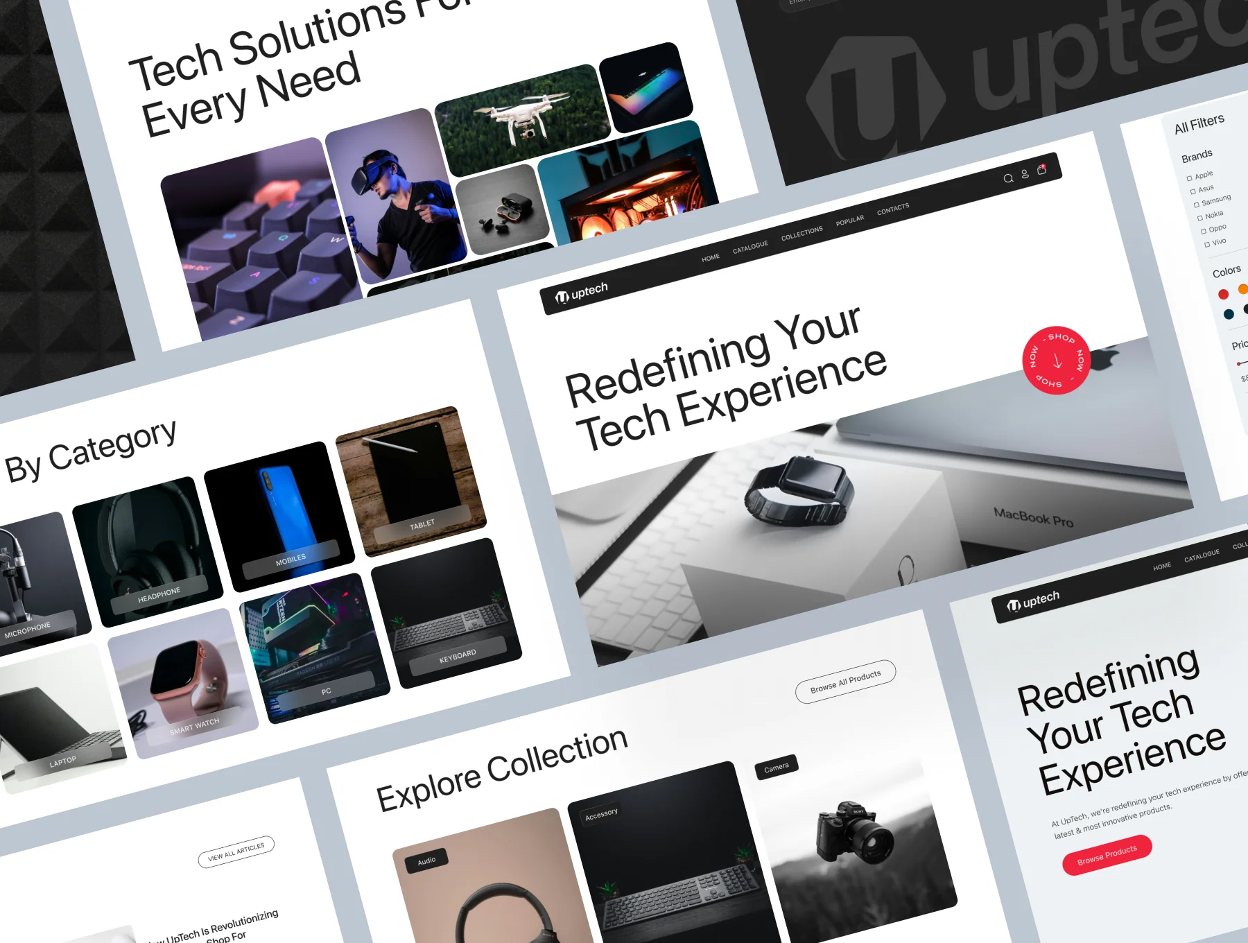 Uptech - Ecommerce Website UI Kit 3