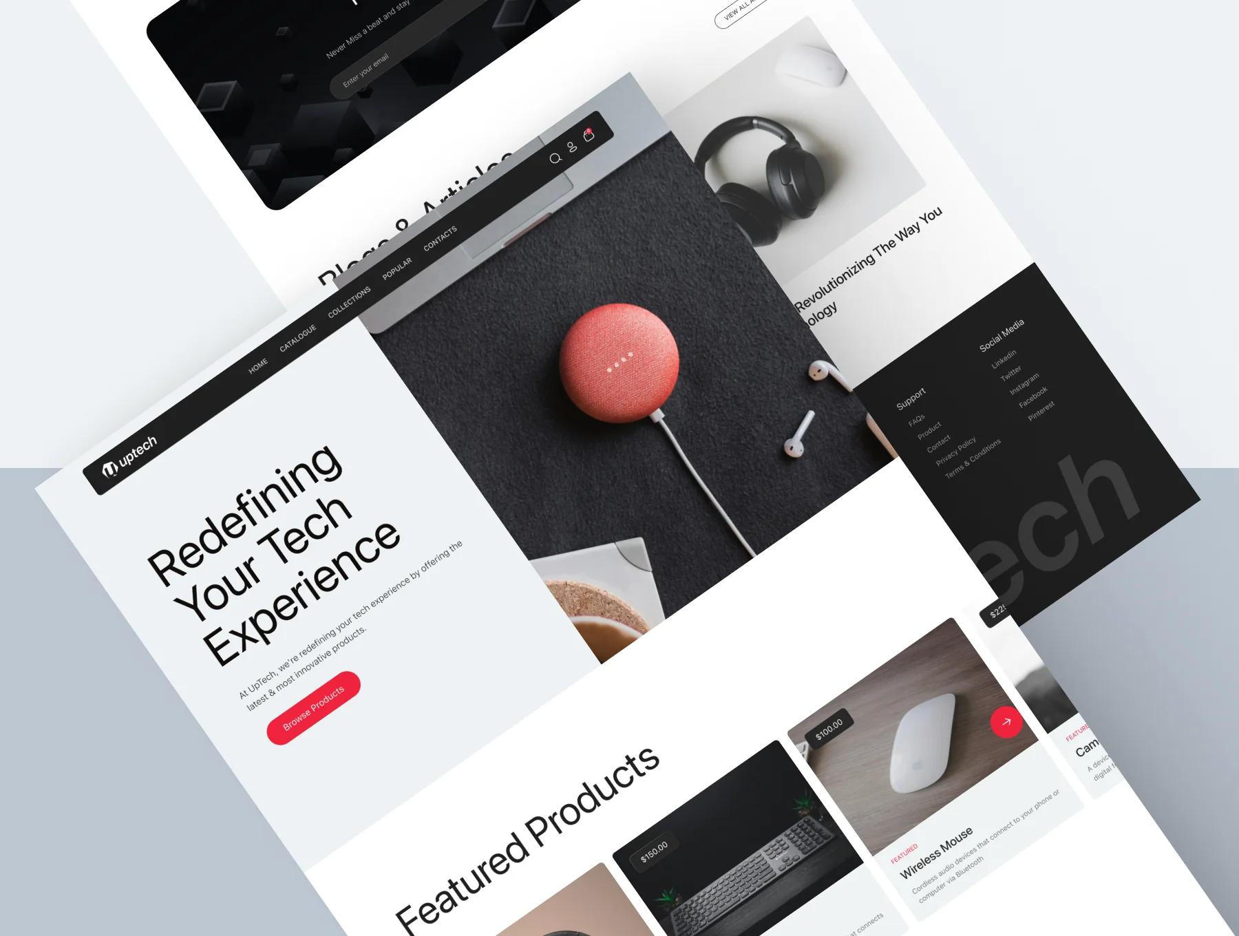 Uptech - Ecommerce Website UI Kit 4