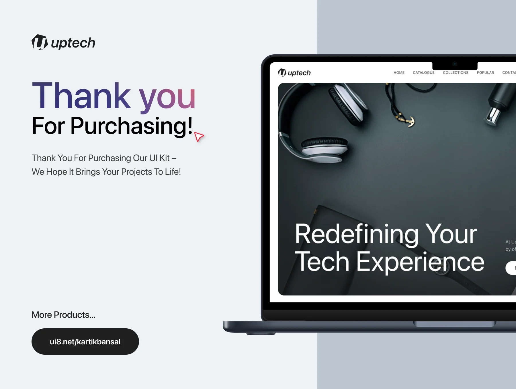 Uptech - Ecommerce Website UI Kit 6
