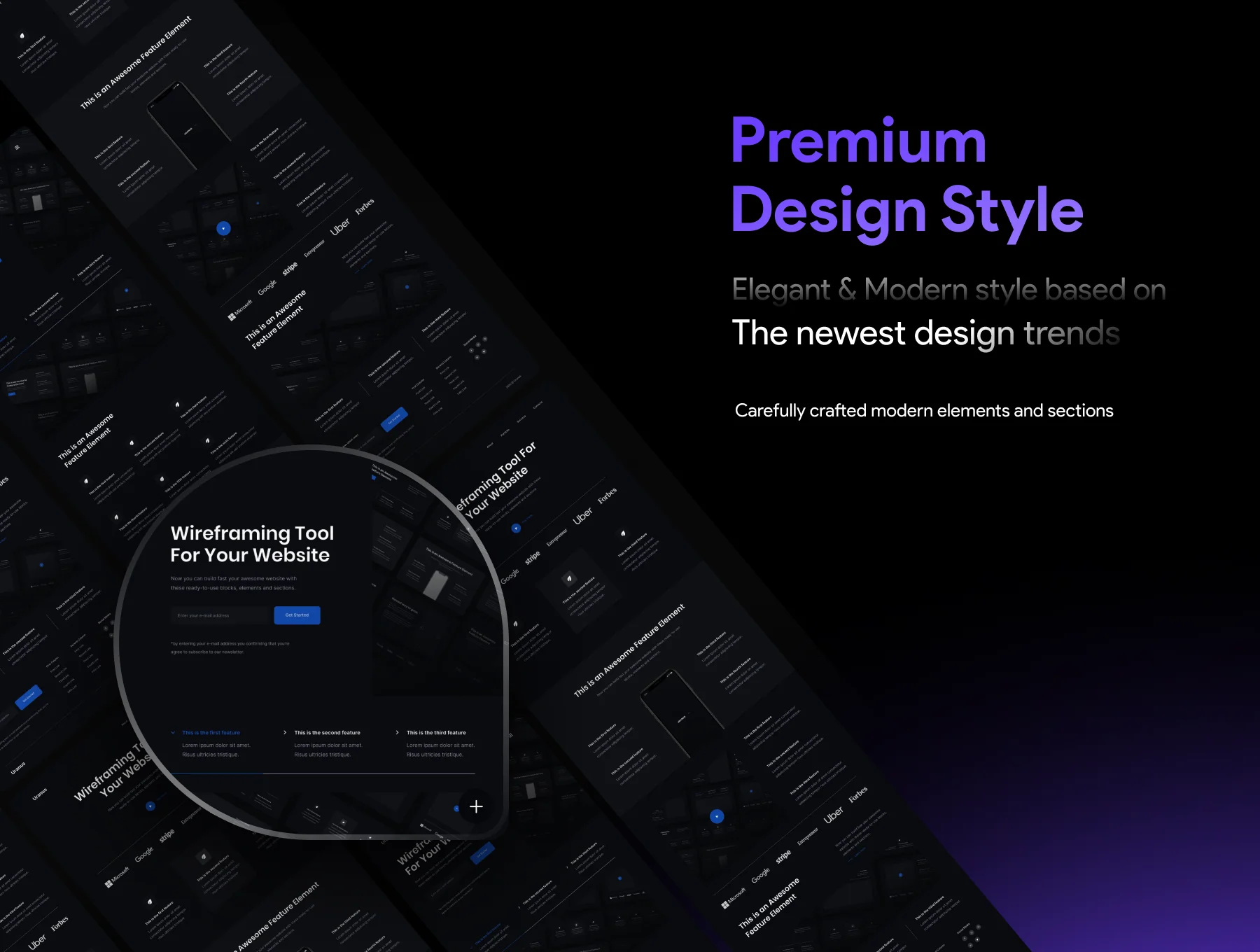 Uranus v1.3 - Wireframe Kit 3
