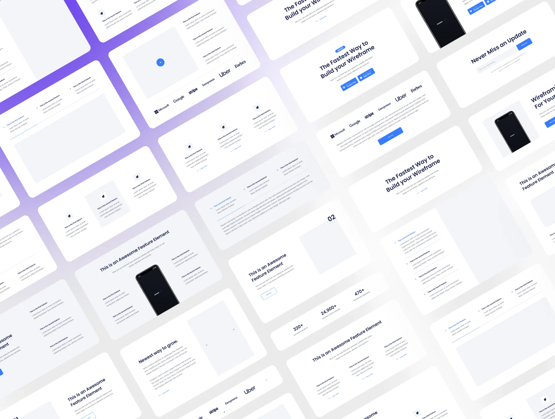 Uranus v1.3 - Wireframe Kit 6