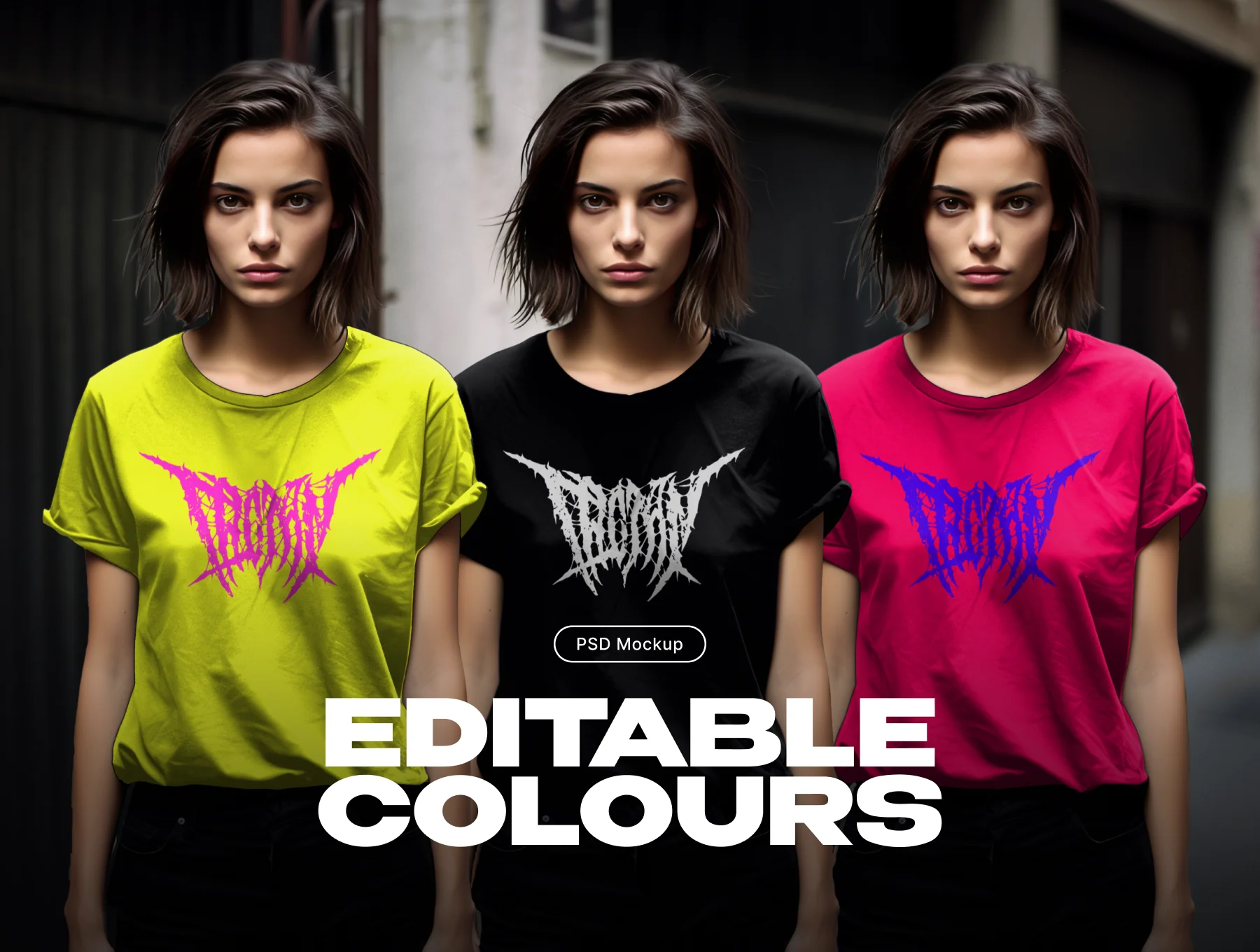 Urban Chic: Tshirt Mockups 5