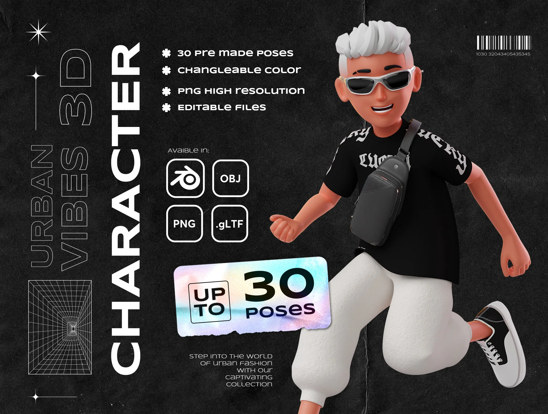 Urban Vibes - 3D Character Set