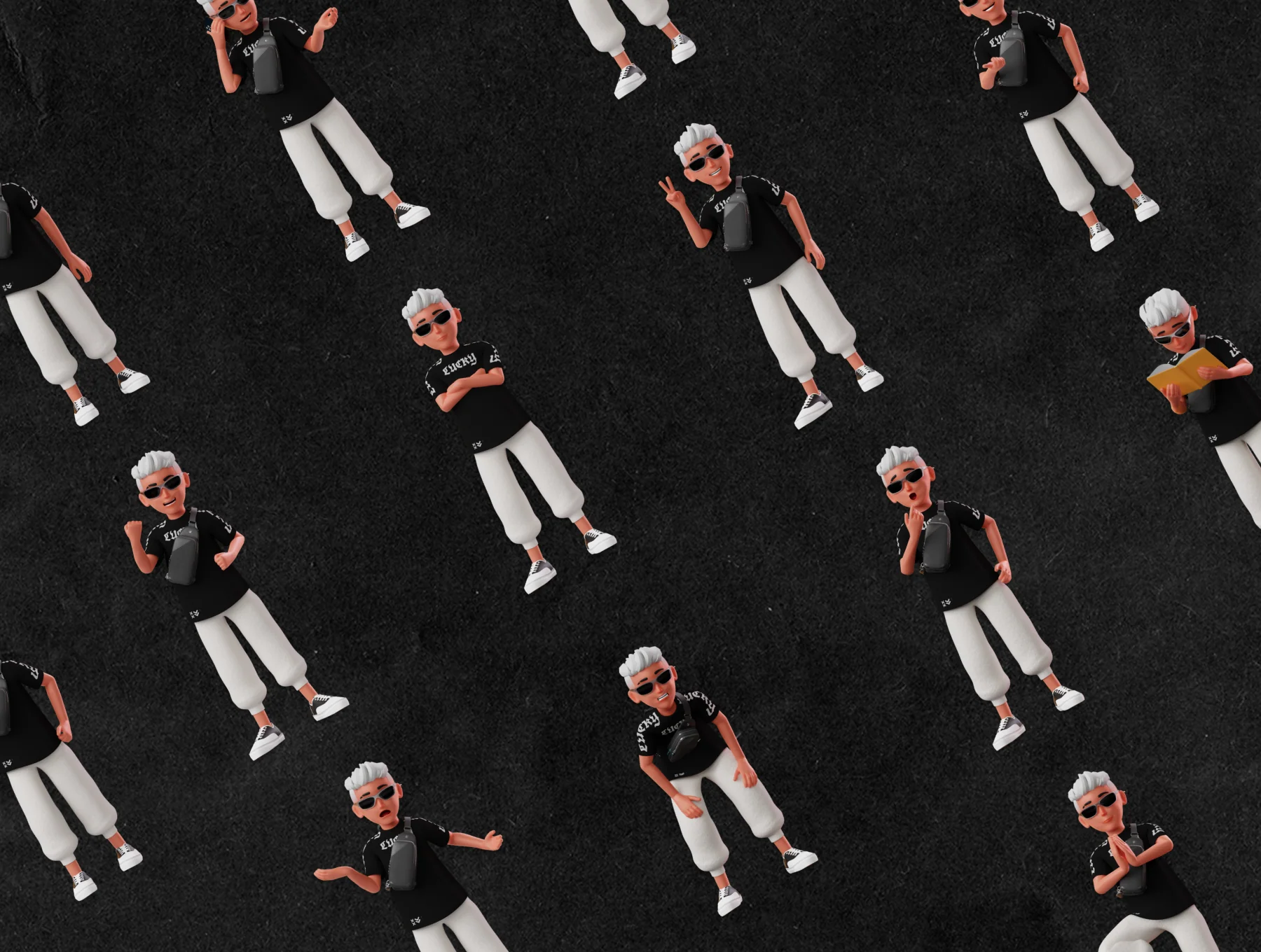 Urban Vibes - 3D Character Set 6