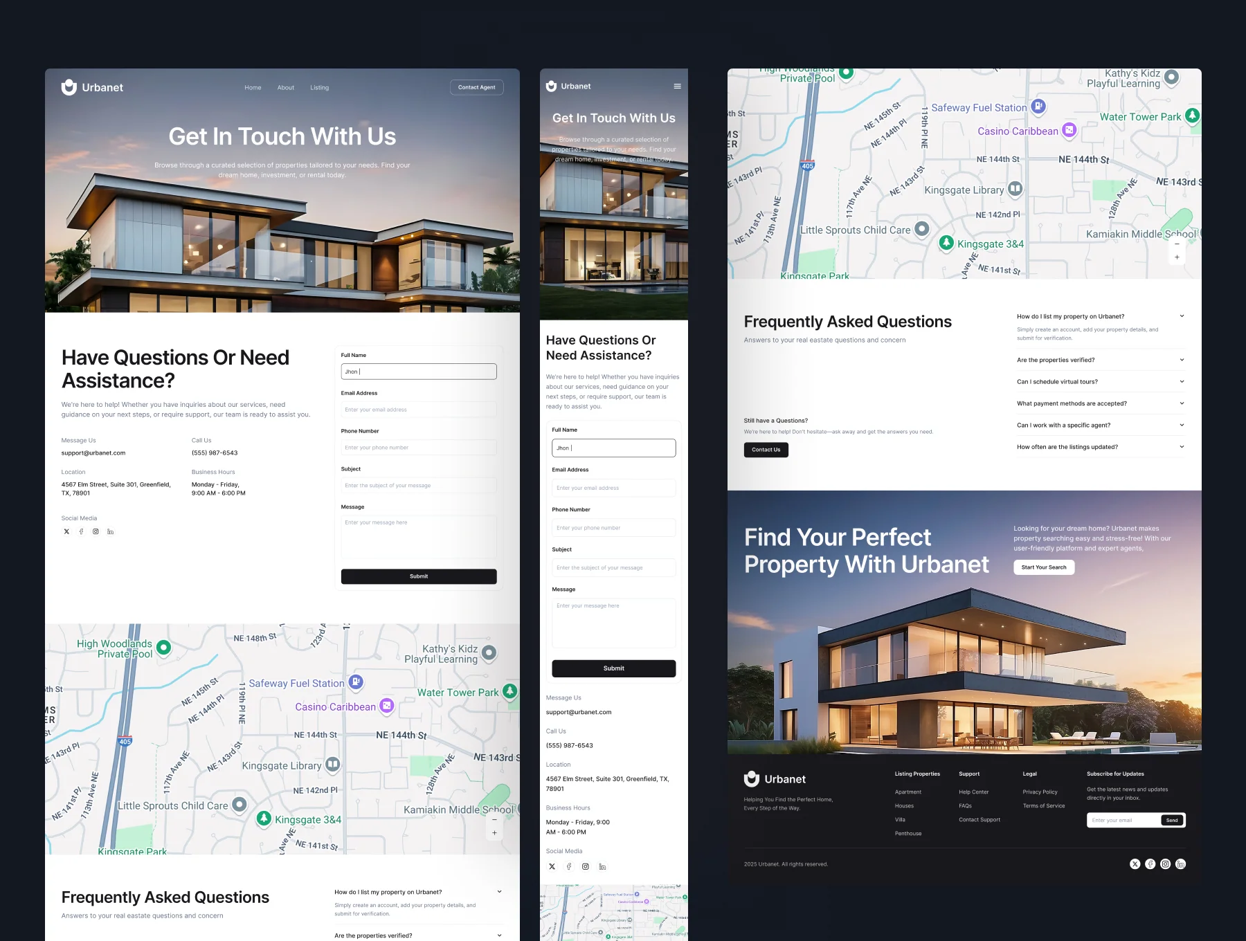 Urbanet - Real Estate Website 3