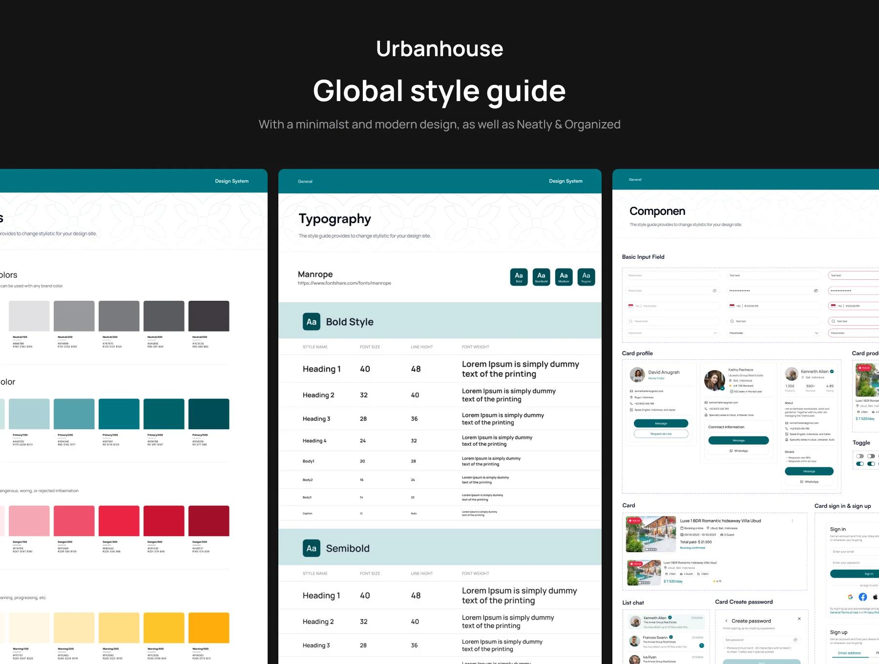 Urbanhouse - Dasboard Real Estate UI Kit 4
