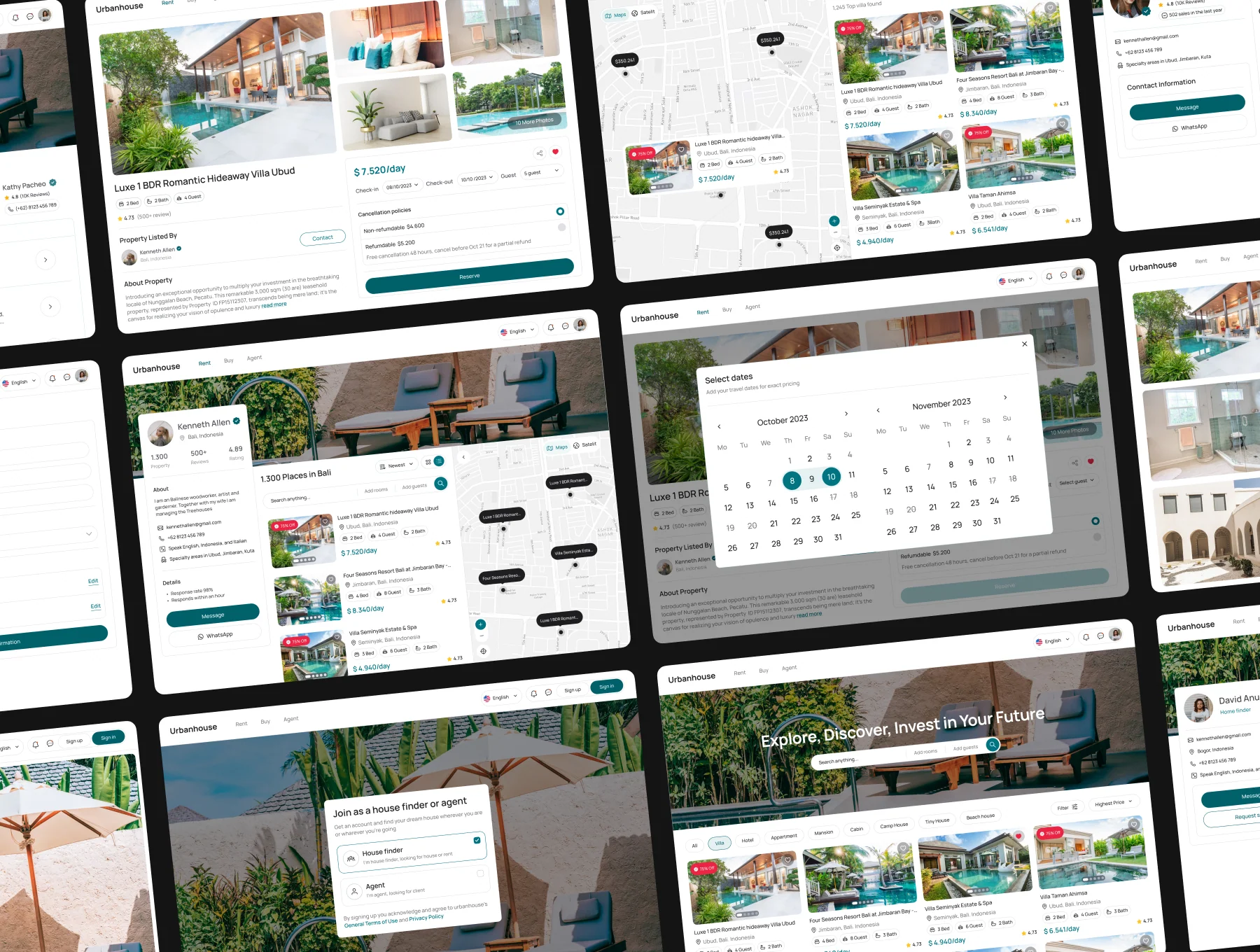 Urbanhouse - Dasboard Real Estate UI Kit 7