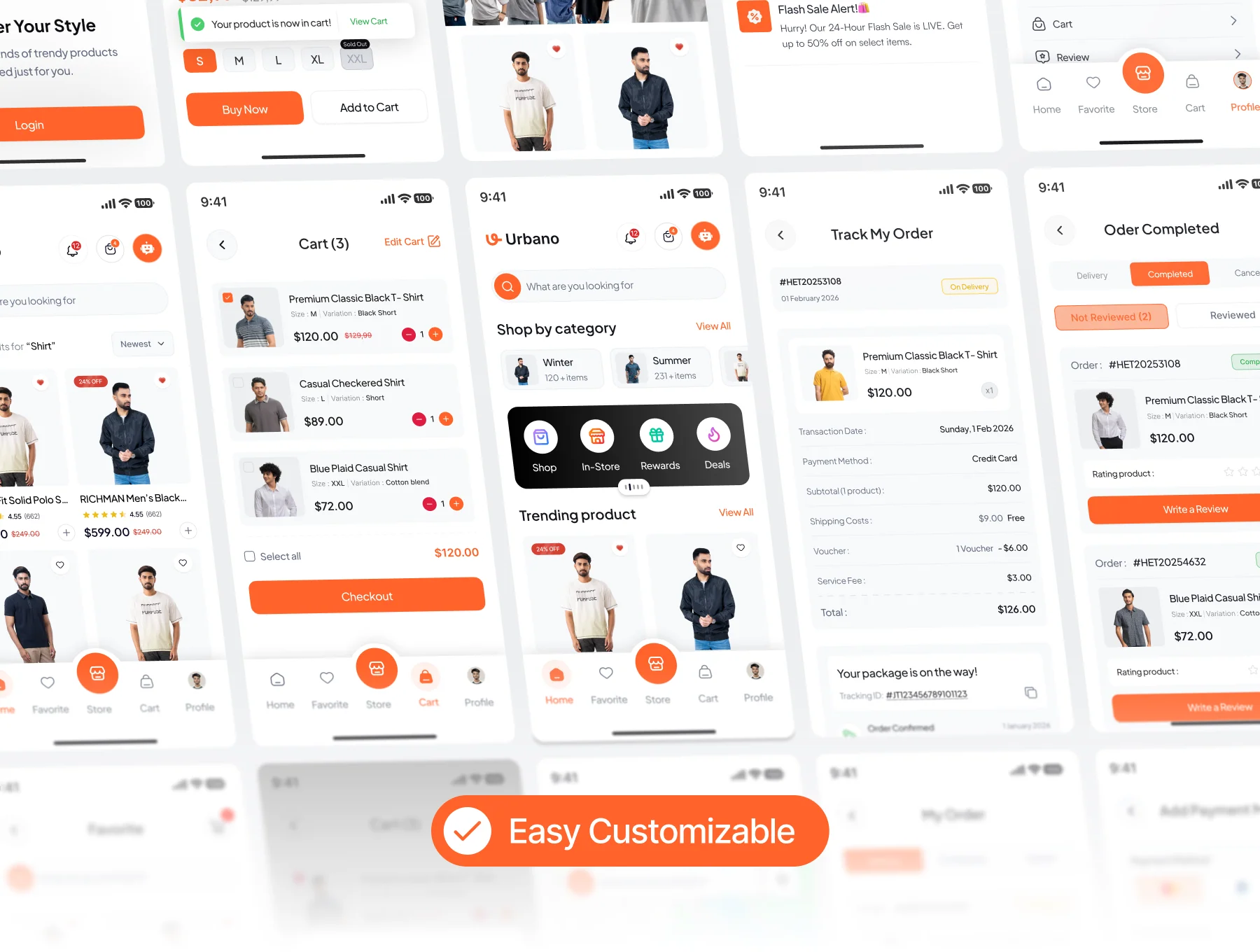 Urbano Premium Fashion E-Commerce Mobile App 3