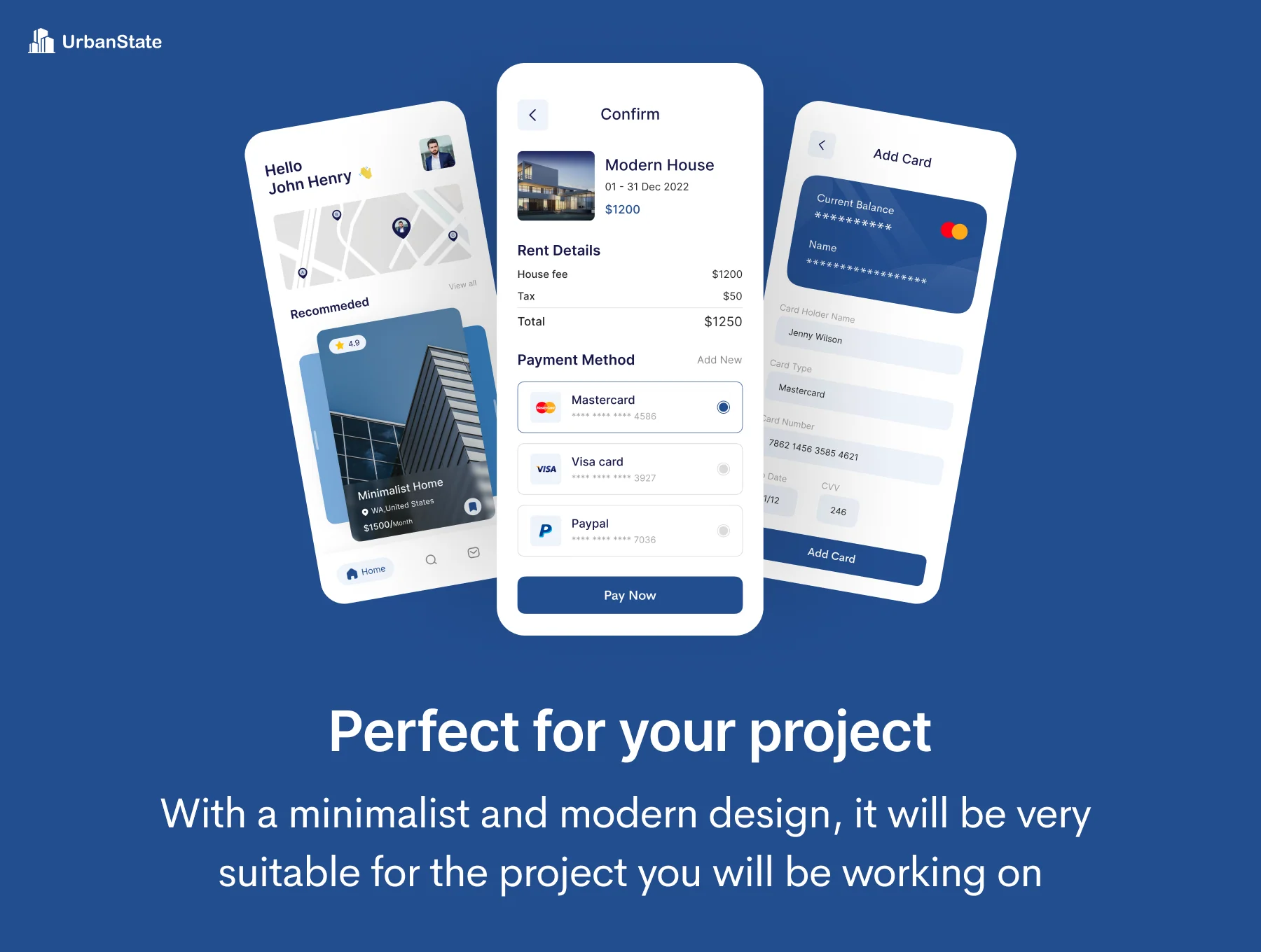 UrbanState - Real State App UI Kit 3