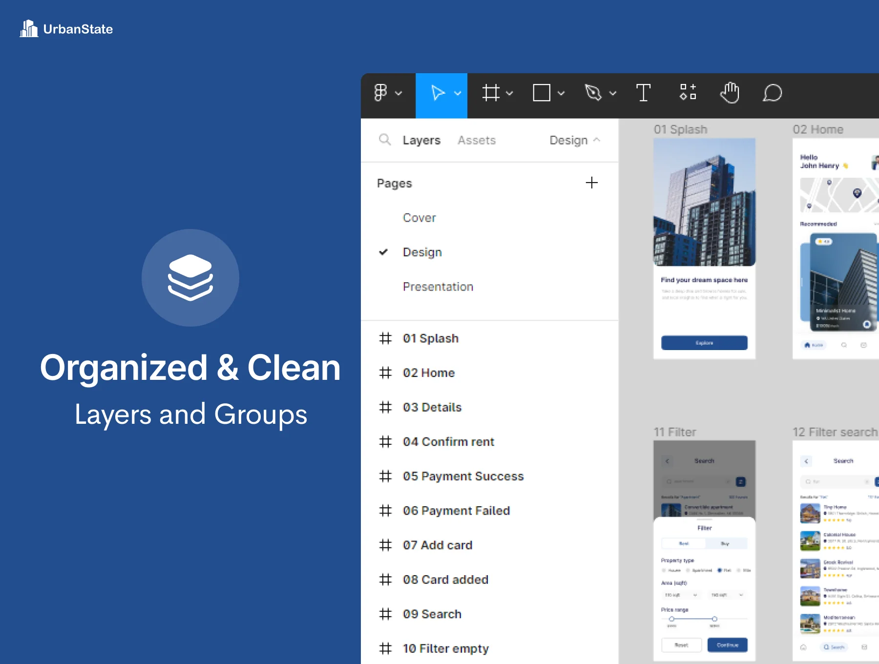 UrbanState - Real State App UI Kit 4