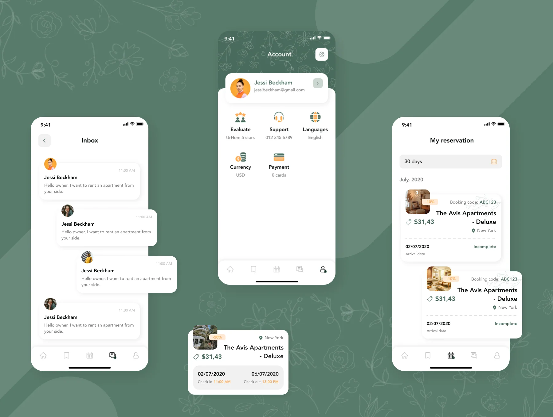 UrHom - Booking App UI Kit 5