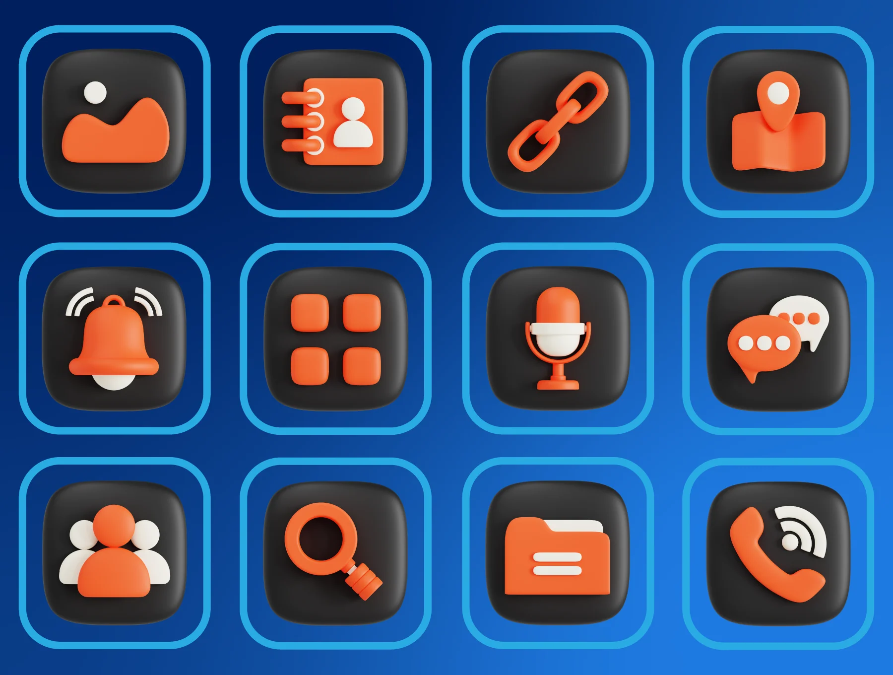 User Interface 3D Icon Pack 5