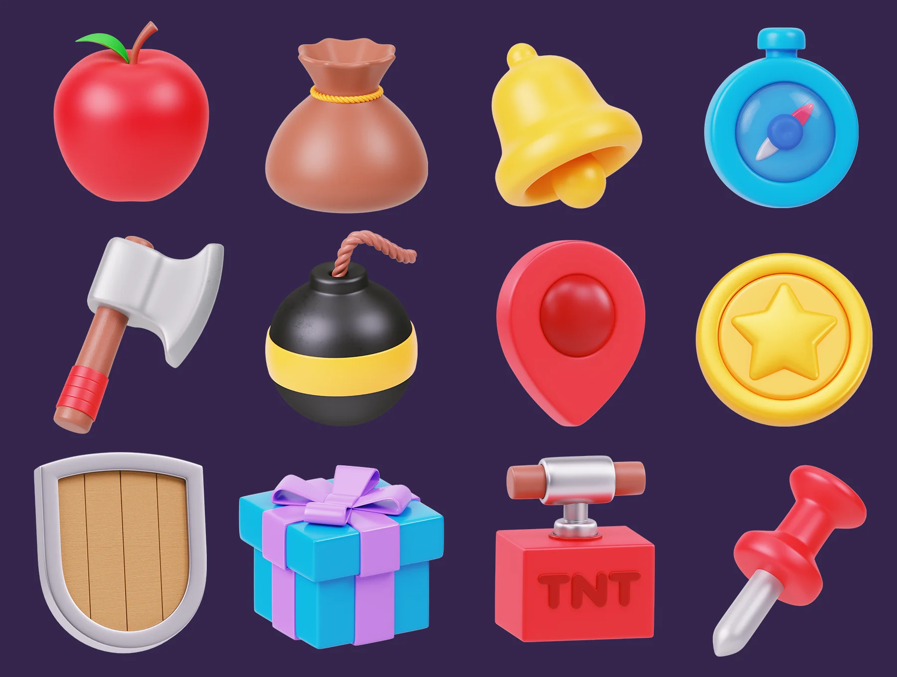 Game Items Vol 1 3D Icon Pack 5