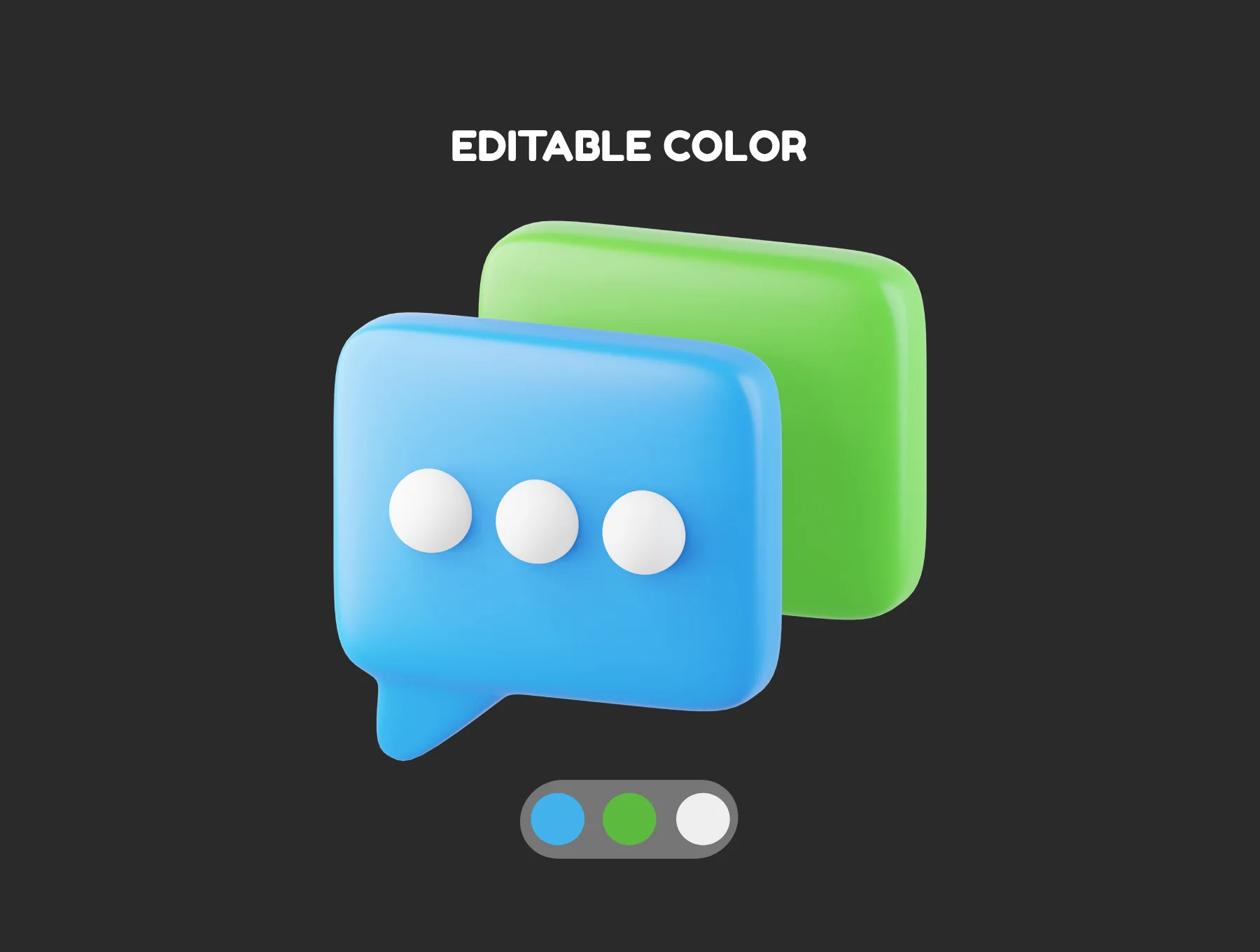 User Interface 3D Icons 3