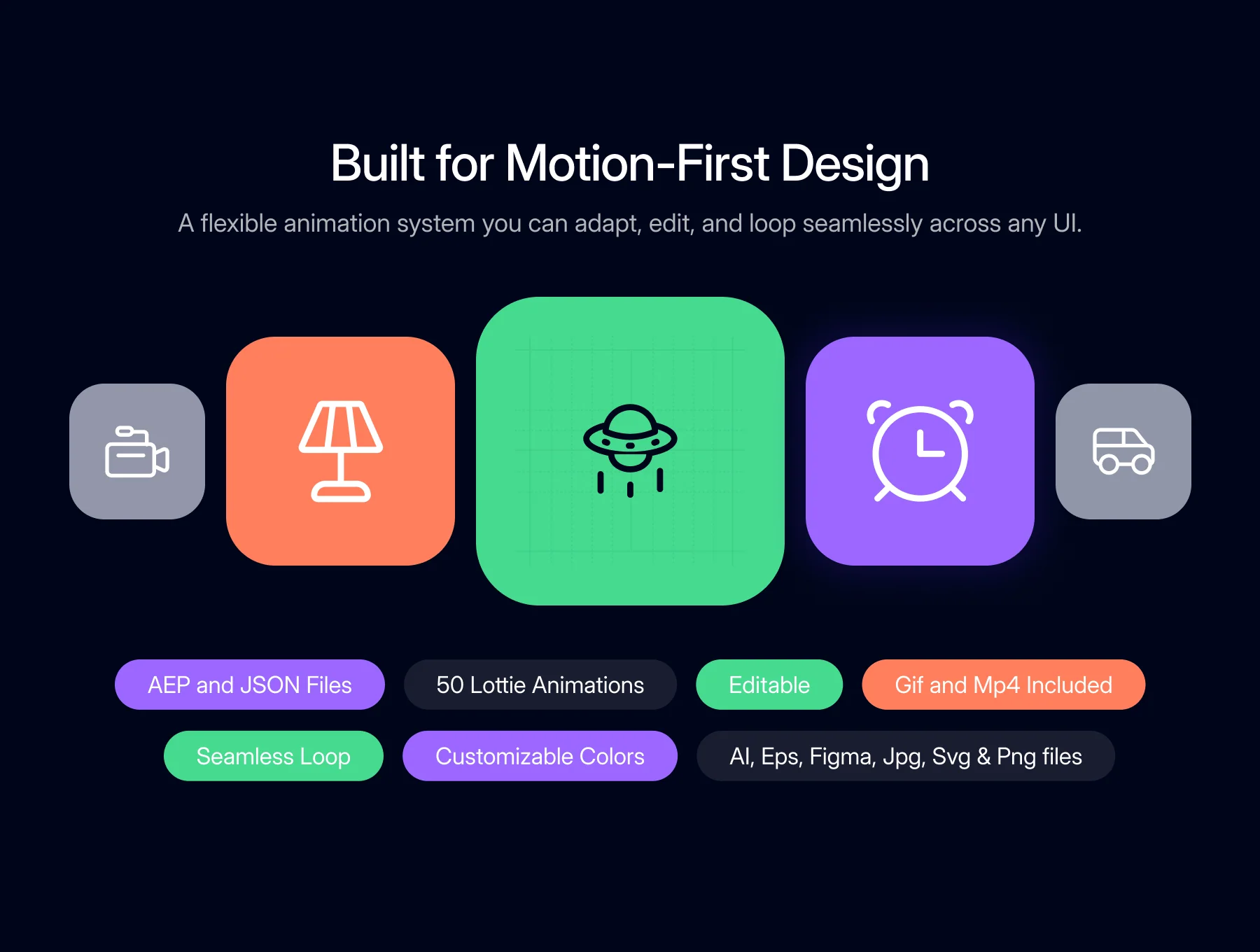User Interface Animated 3