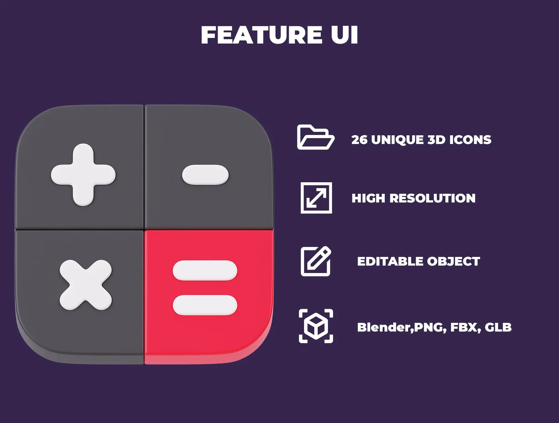User Interface Essential 3D Icon Pack 2