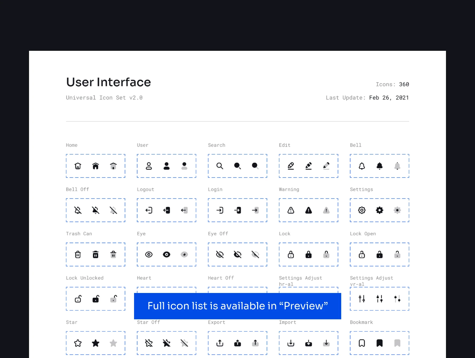 User Interface Icon Set 8