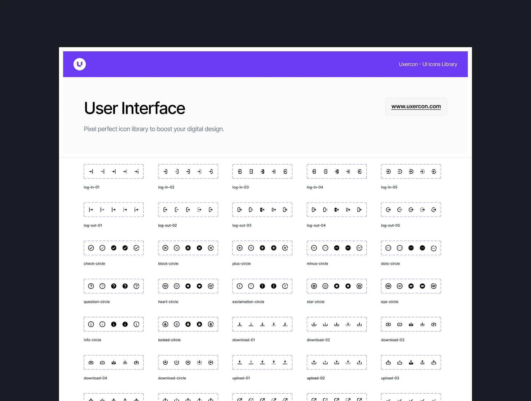 User Interface - Uxercon Icon Pack 5