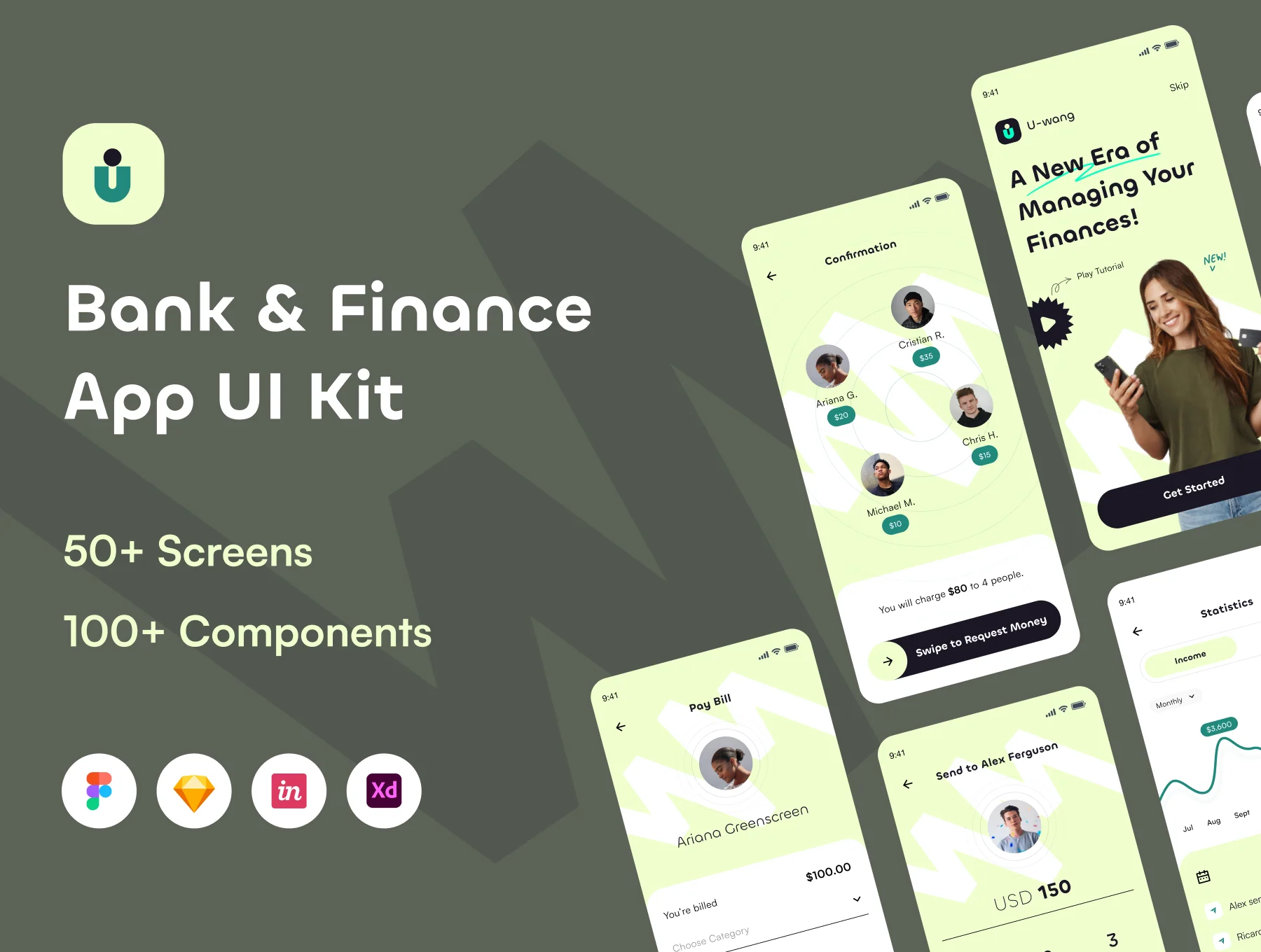 Uwang - Bank & Finance Apps UI KIT