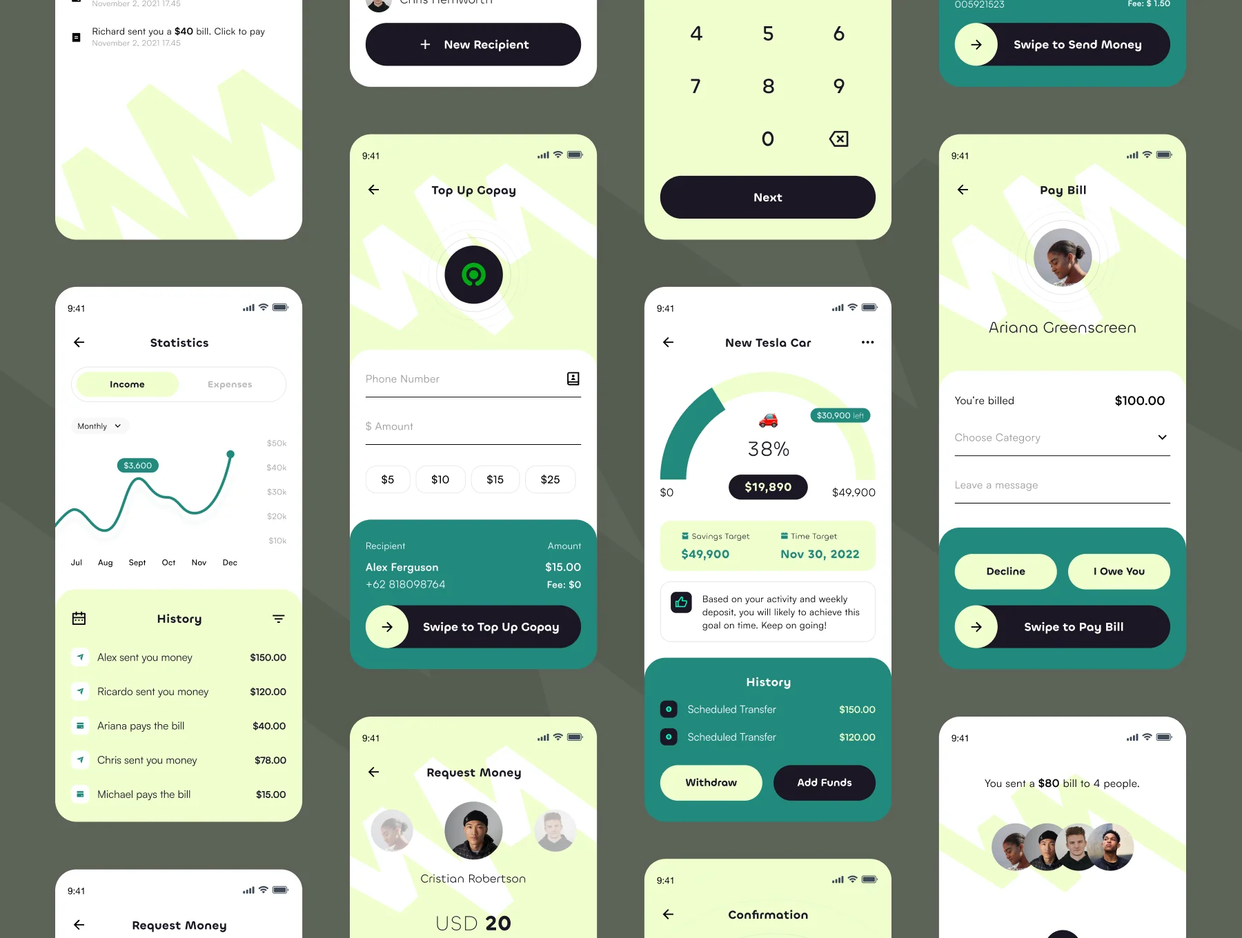 Uwang - Bank & Finance Apps UI KIT 7