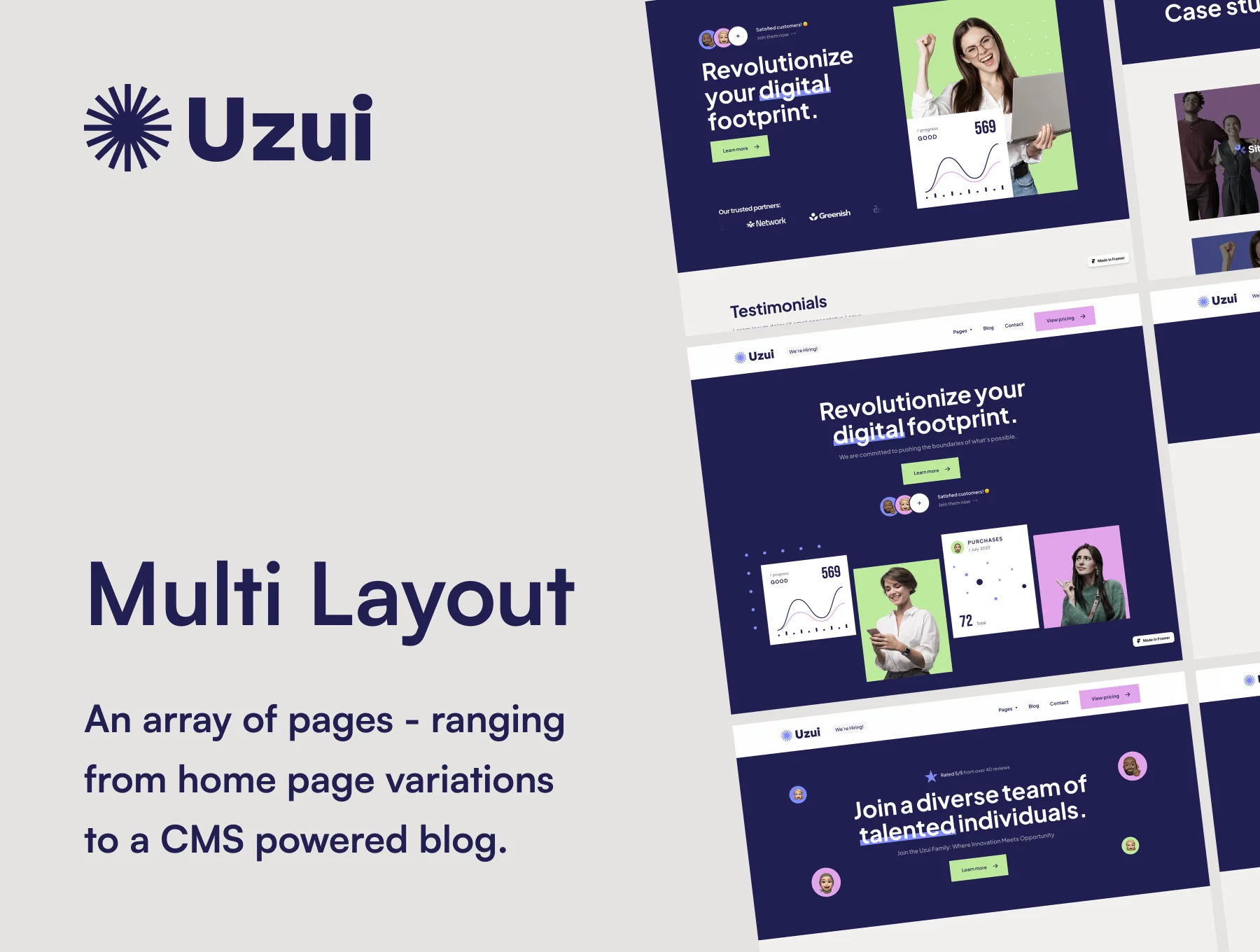 Uzui Framer Template 3