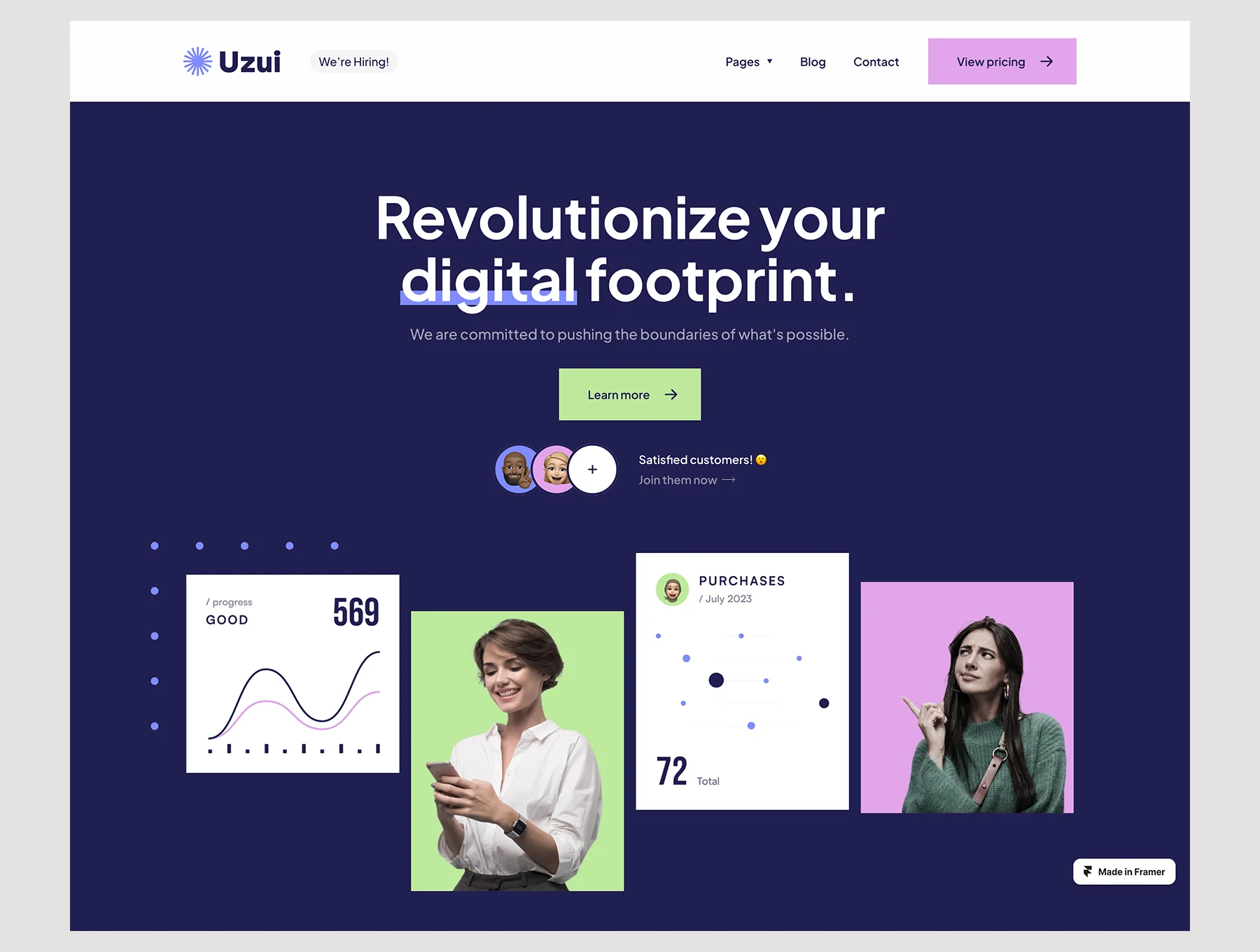 Uzui Framer Template 5