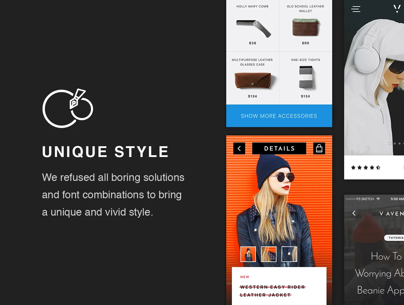 V Avenue UI Kit 10