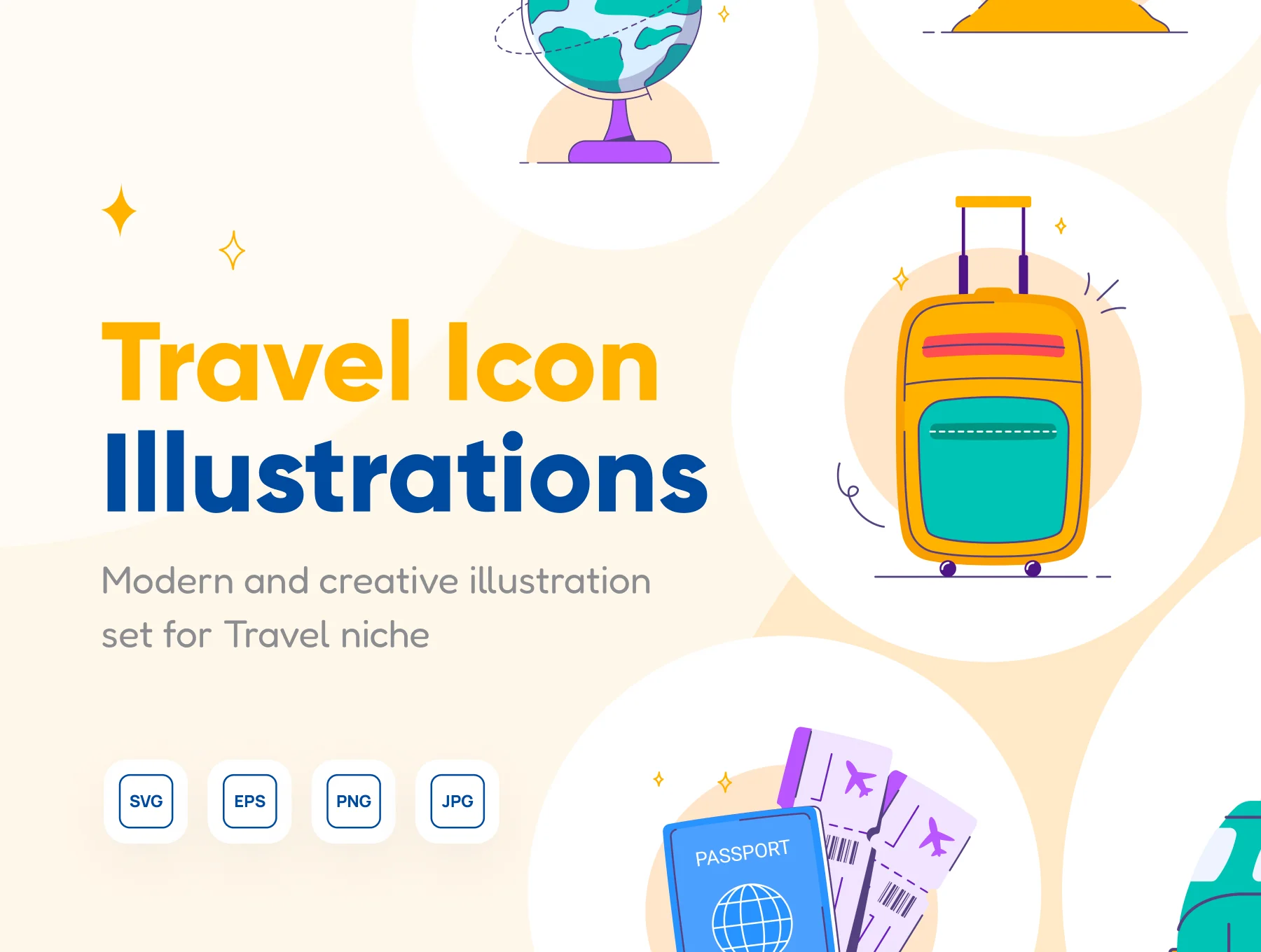 Vacacy - Travel Illustrations Pack