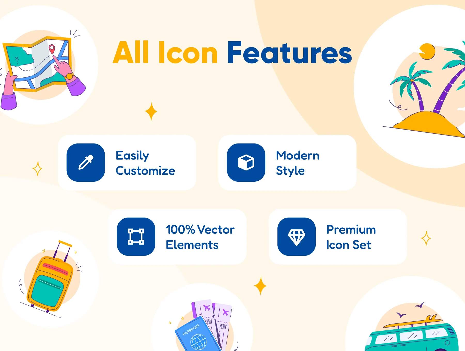 Vacacy - Travel Illustrations Pack 3