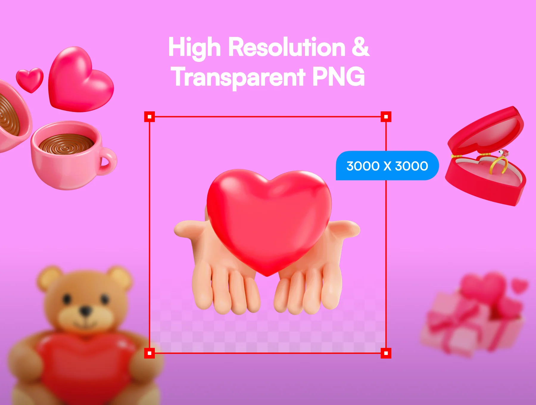 Valentine 3D Icons 2