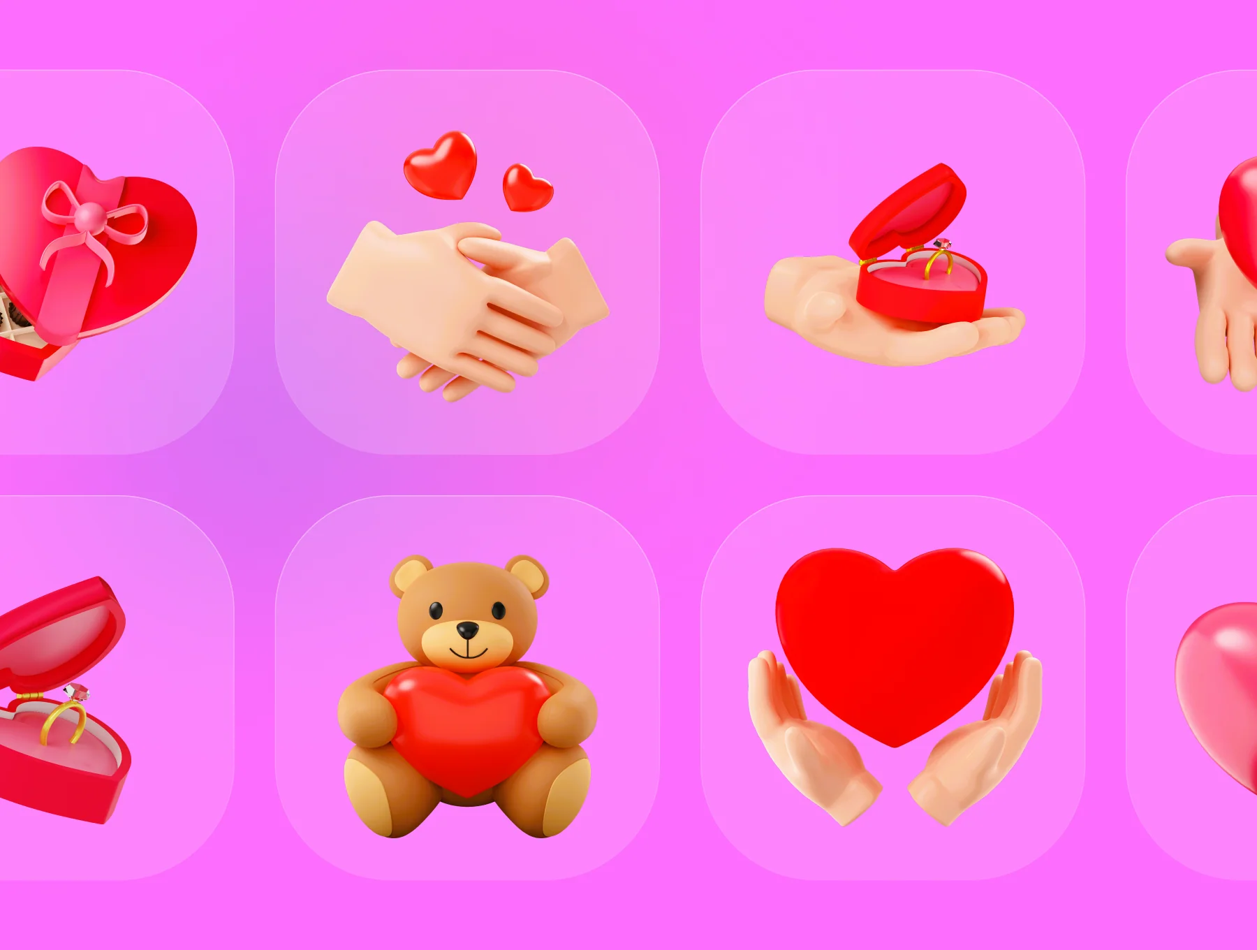 Valentine 3D Icons 6