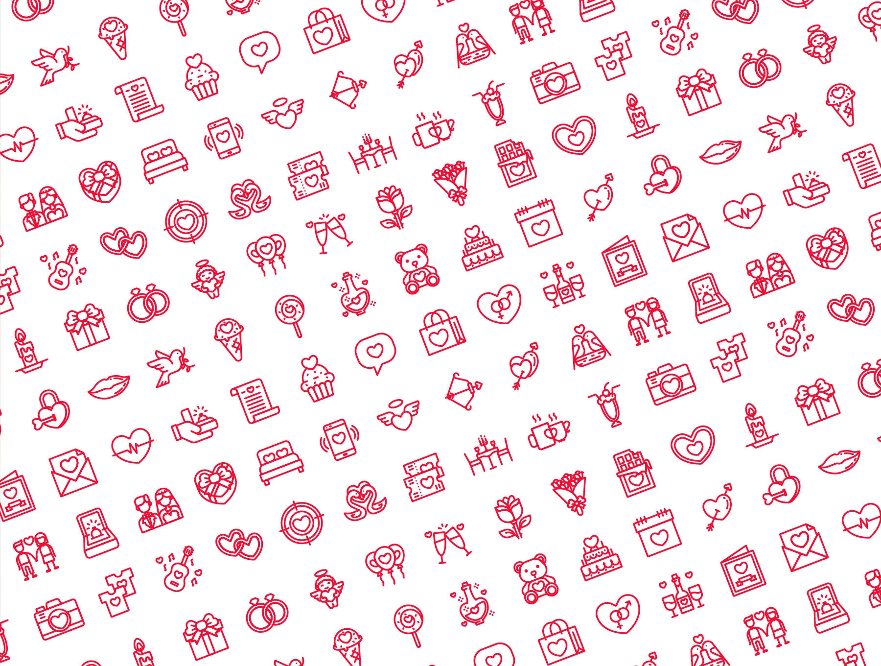 200 Valentine Icons Set 6