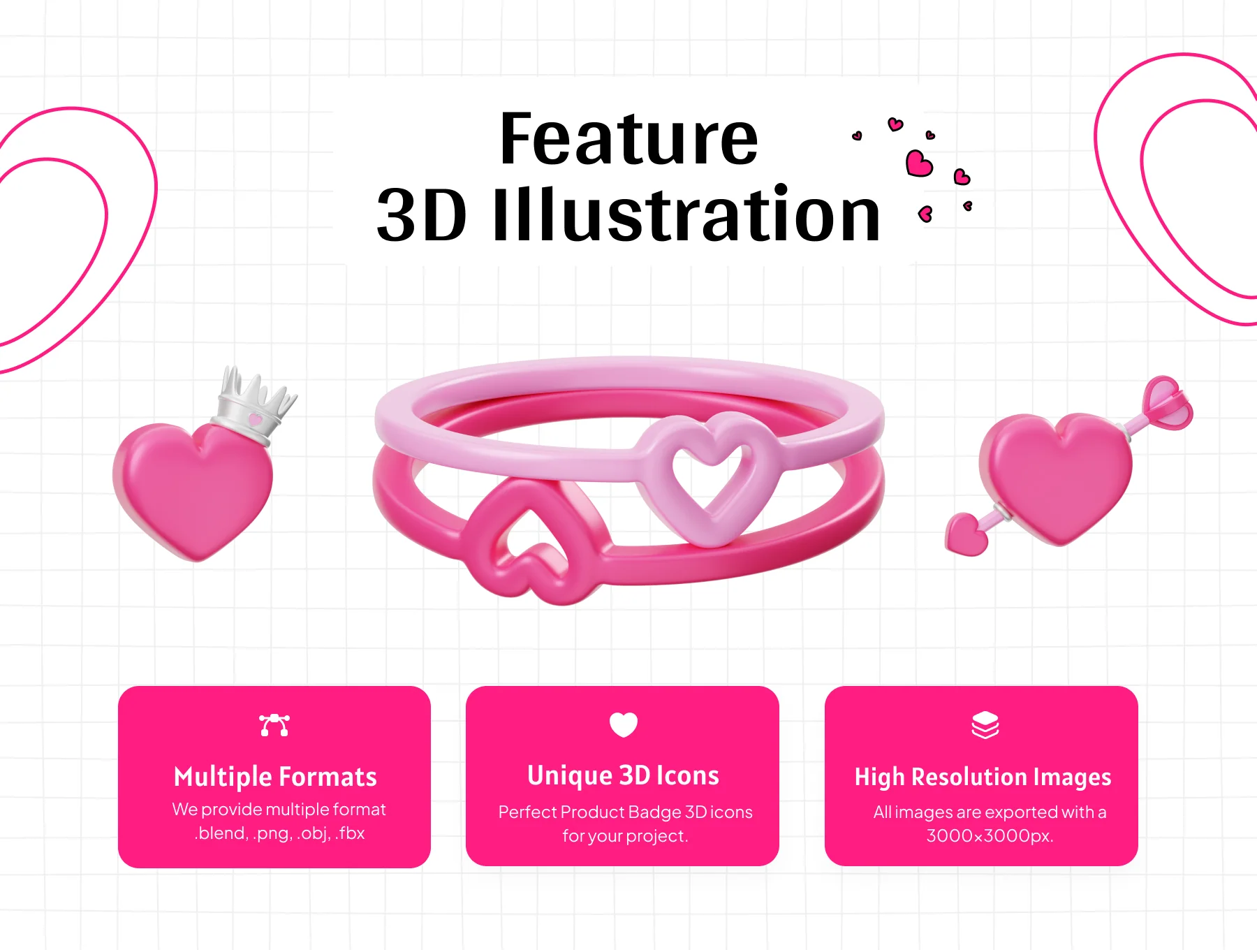 Valentine Love 3D Icon 2
