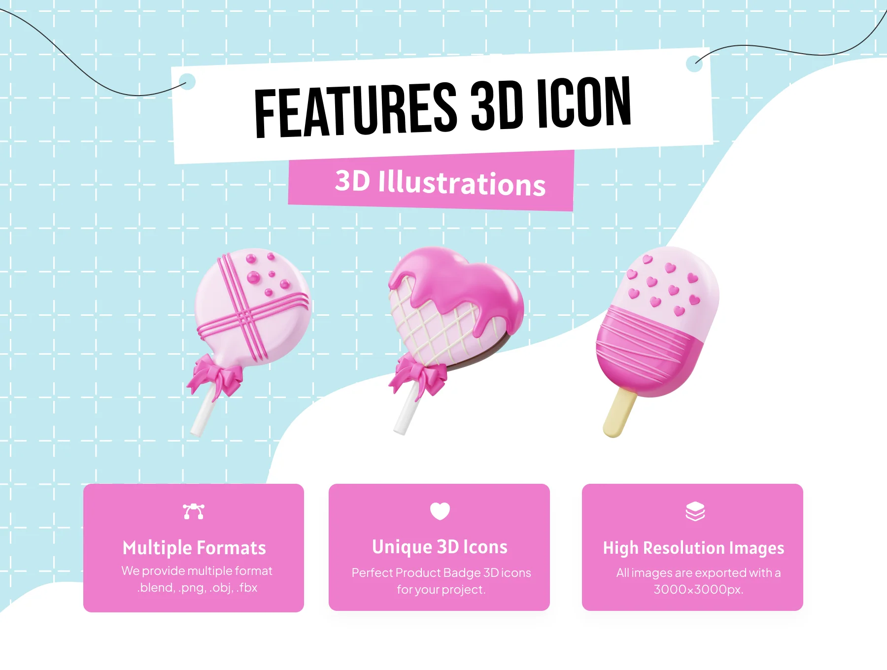 Valentine Sweet Food 3D Icon 2