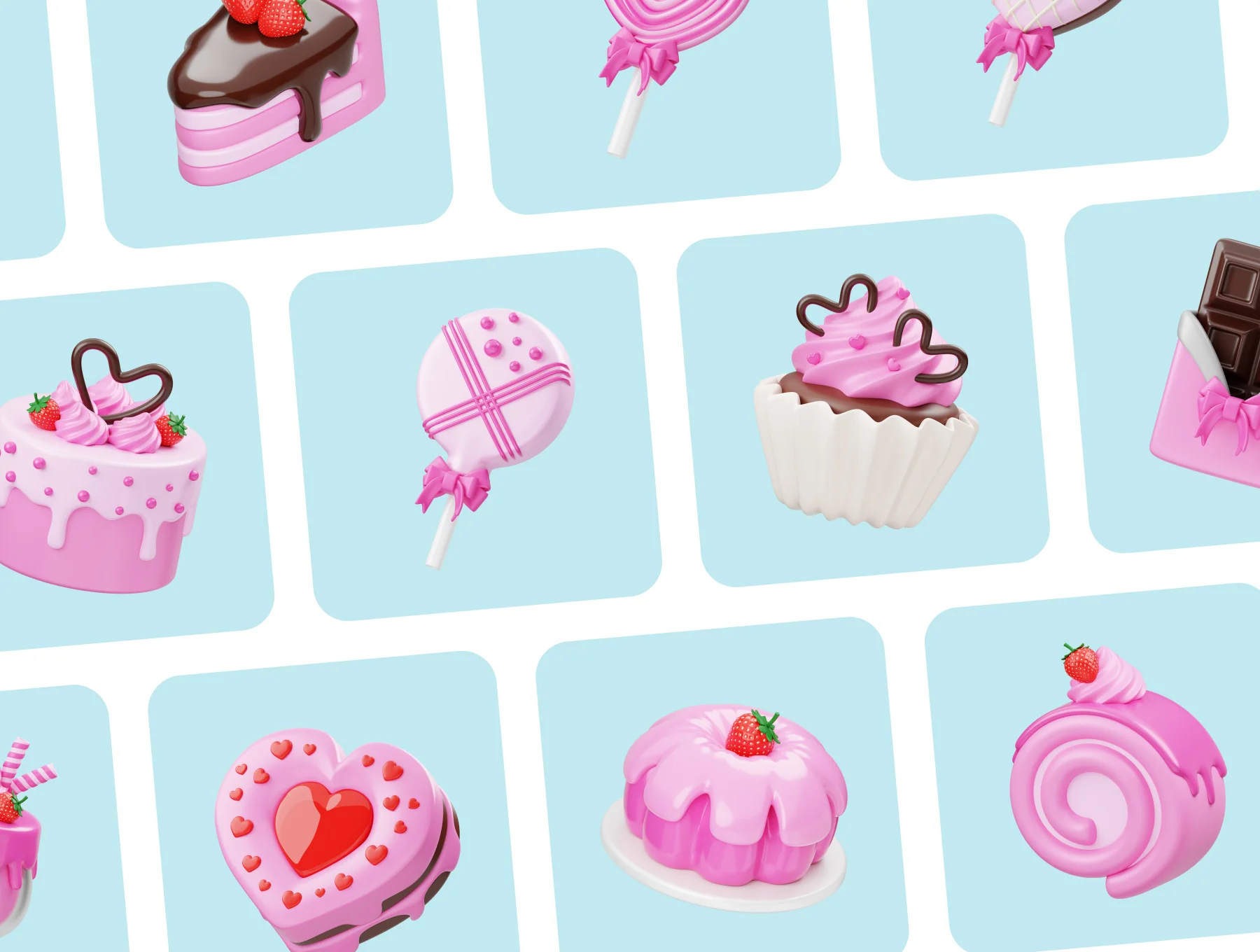 Valentine Sweet Food 3D Icon 6